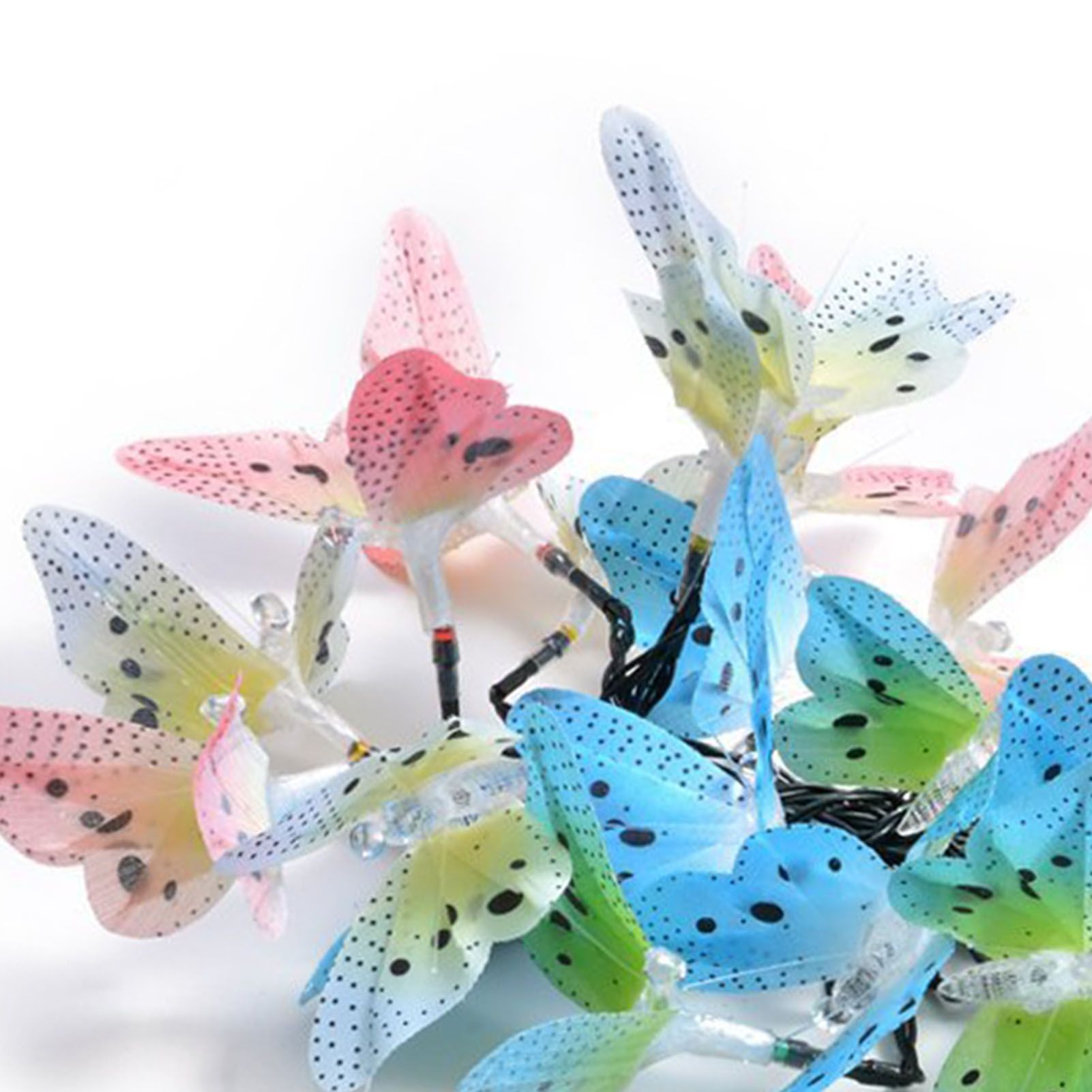 12 LEDs Solar String Lights IP65 Waterproof Decorative Fairy Lights Outdoor view 2