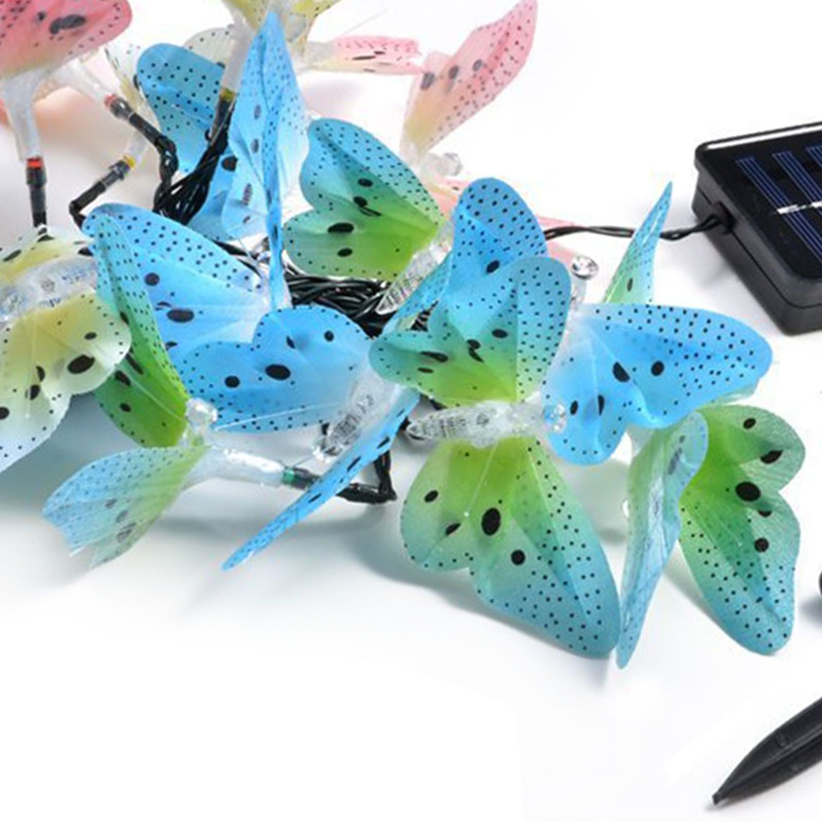 12 LEDs Solar String Lights IP65 Waterproof Decorative Fairy Lights Outdoor view 5