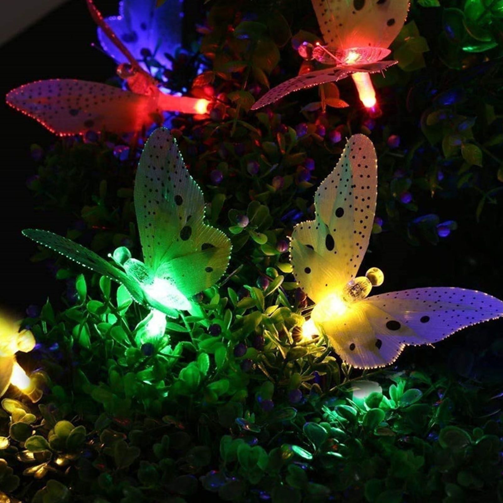 12 LEDs Solar String Lights IP65 Waterproof Decorative Fairy Lights Outdoor view 8