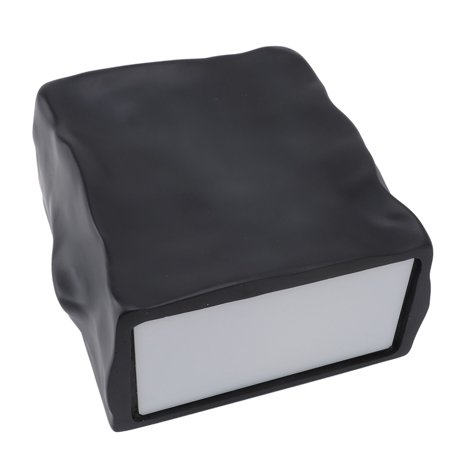 Wall Sconce Modern Mini Resin Plaster Warm Light Hardwired Minimalist Square view 4