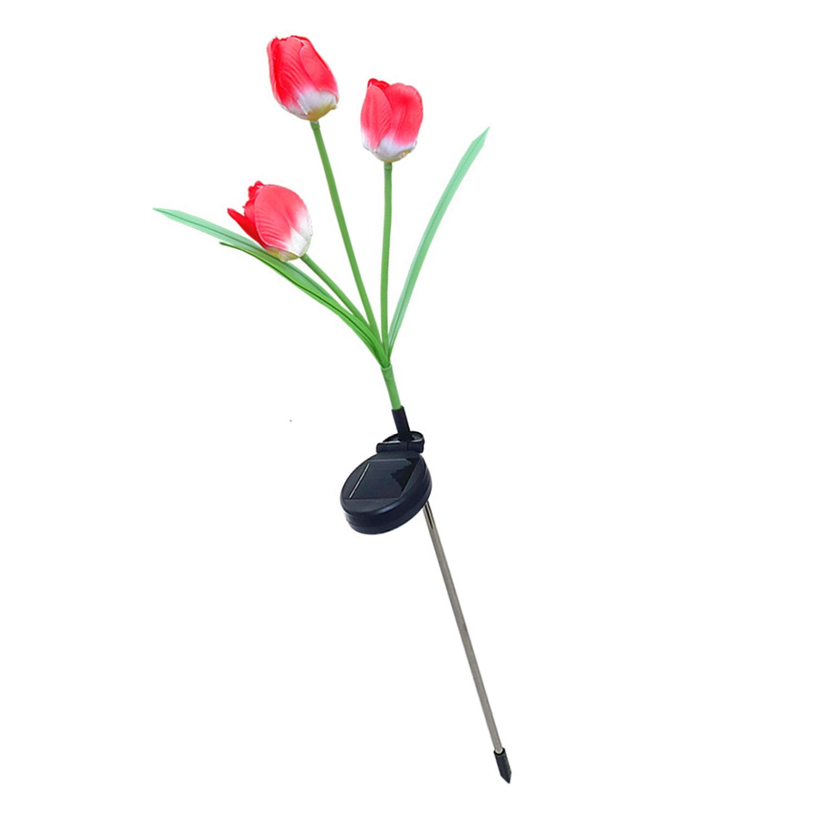 Solar Tulip Garden Light 3 Branches Waterproof Outdoor Solar Tulip Flower LED — image 1