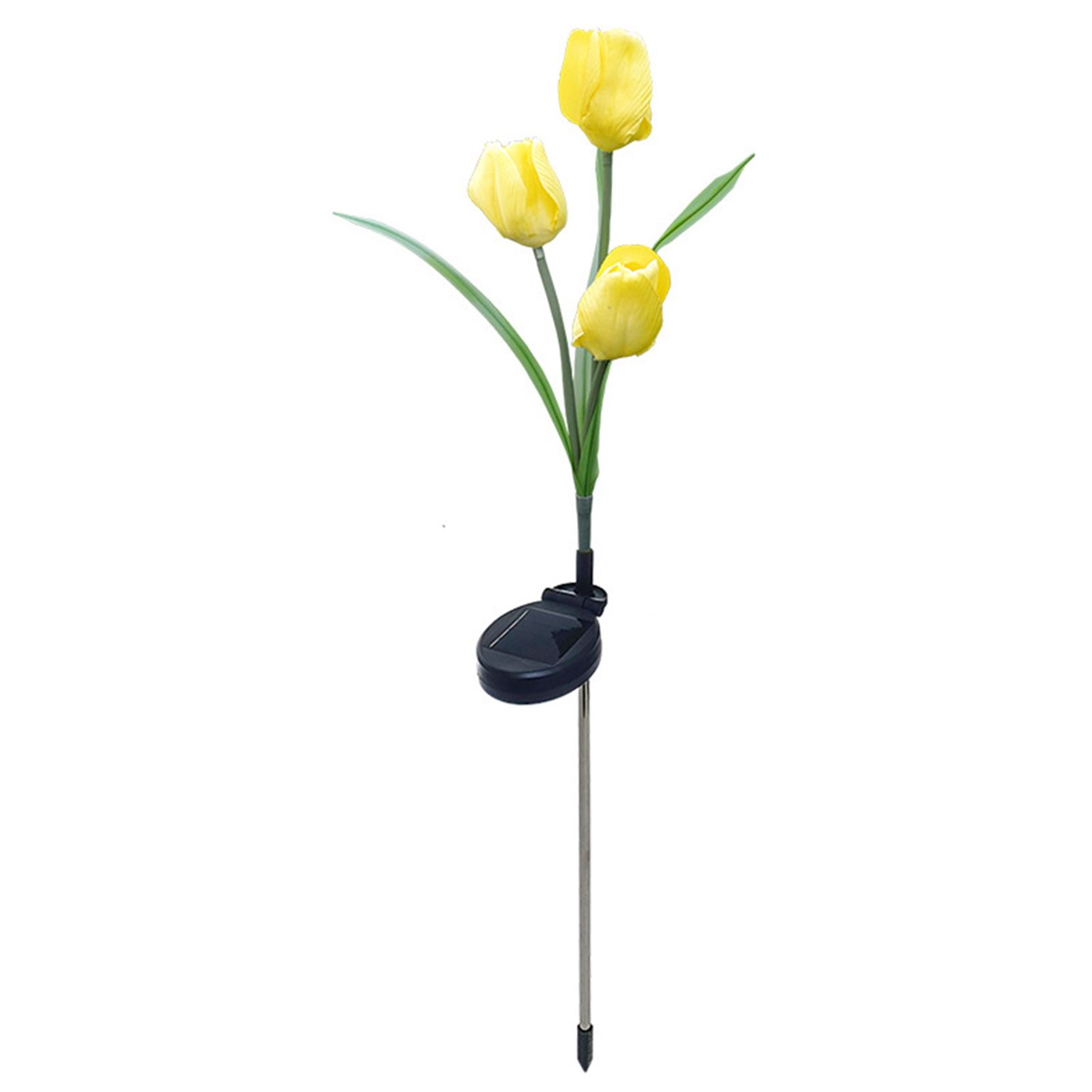 Solar Tulip Garden Light 3 Branches Waterproof Outdoor Solar Tulip Flower LED view 3