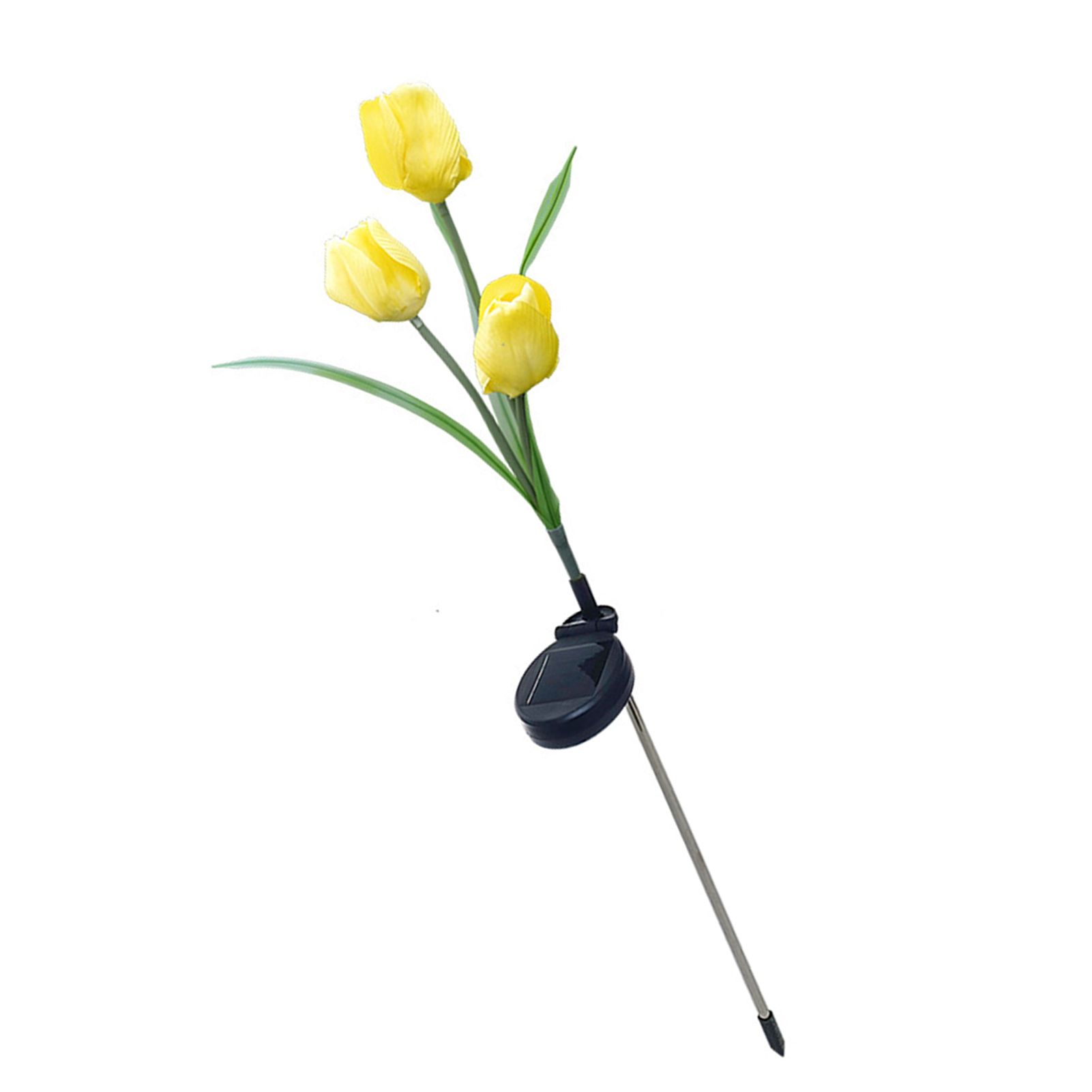 Solar Tulip Garden Light 3 Branches Waterproof Outdoor Solar Tulip Flower LED view 4