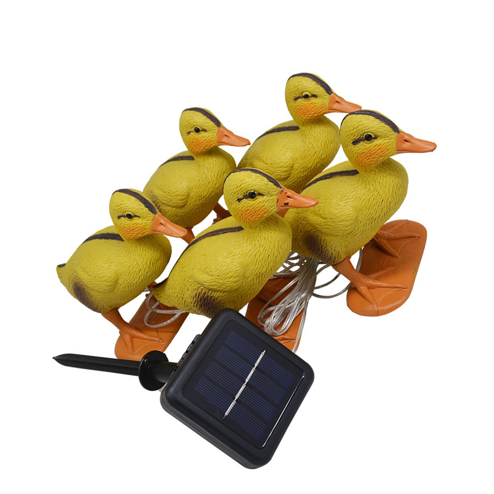 Solar Duck Garden Light Yellow Duck Outdoor Light Statue Animal Cute Ducks view 4
