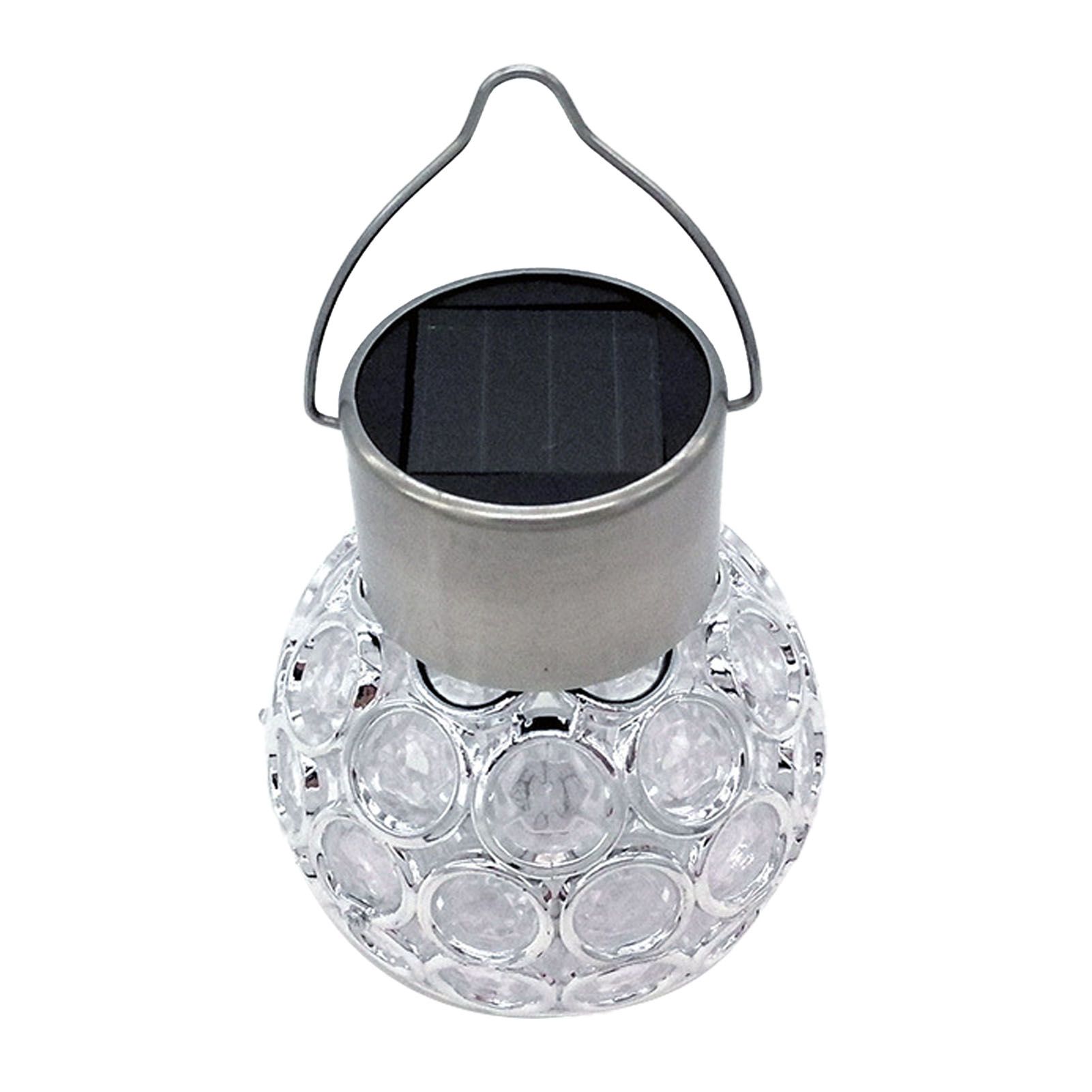 Solar Outdoor Hanging Light Waterproof Decorative Garden Decoration White Lighting view 3