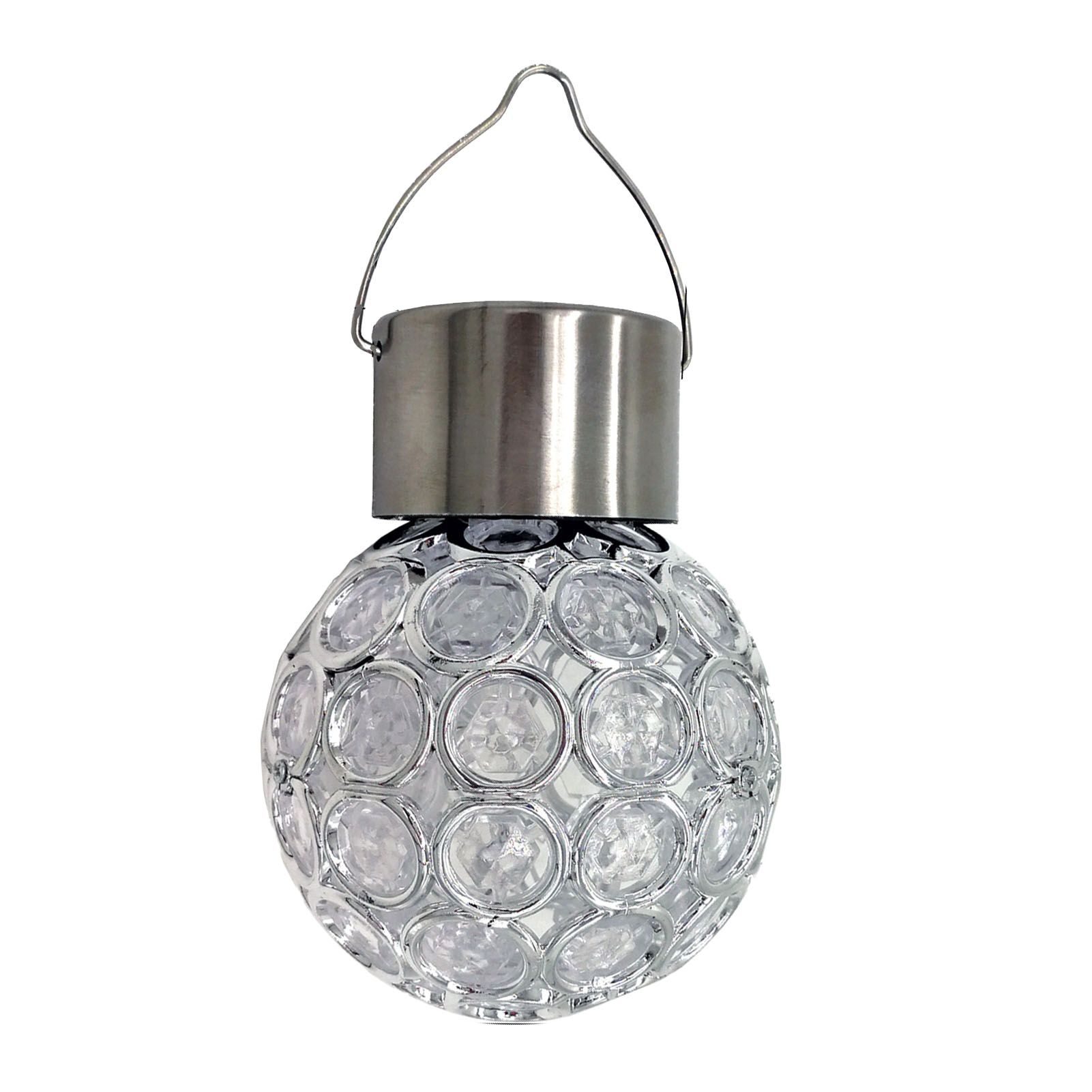 Solar Outdoor Hanging Light Waterproof Decorative Garden Decoration White Lighting view 6