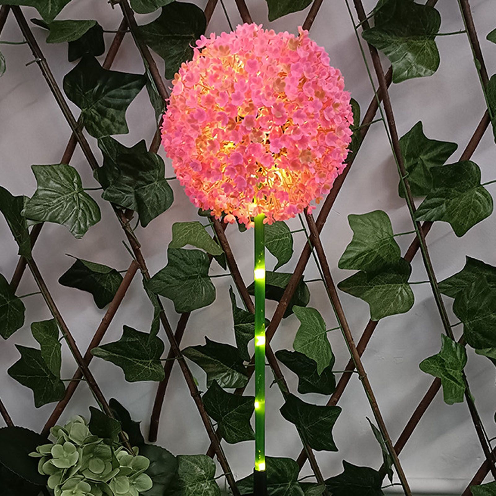 Solar Ball Light Outdoor Waterproof Garden Flower Spot Light Decorative for view 9