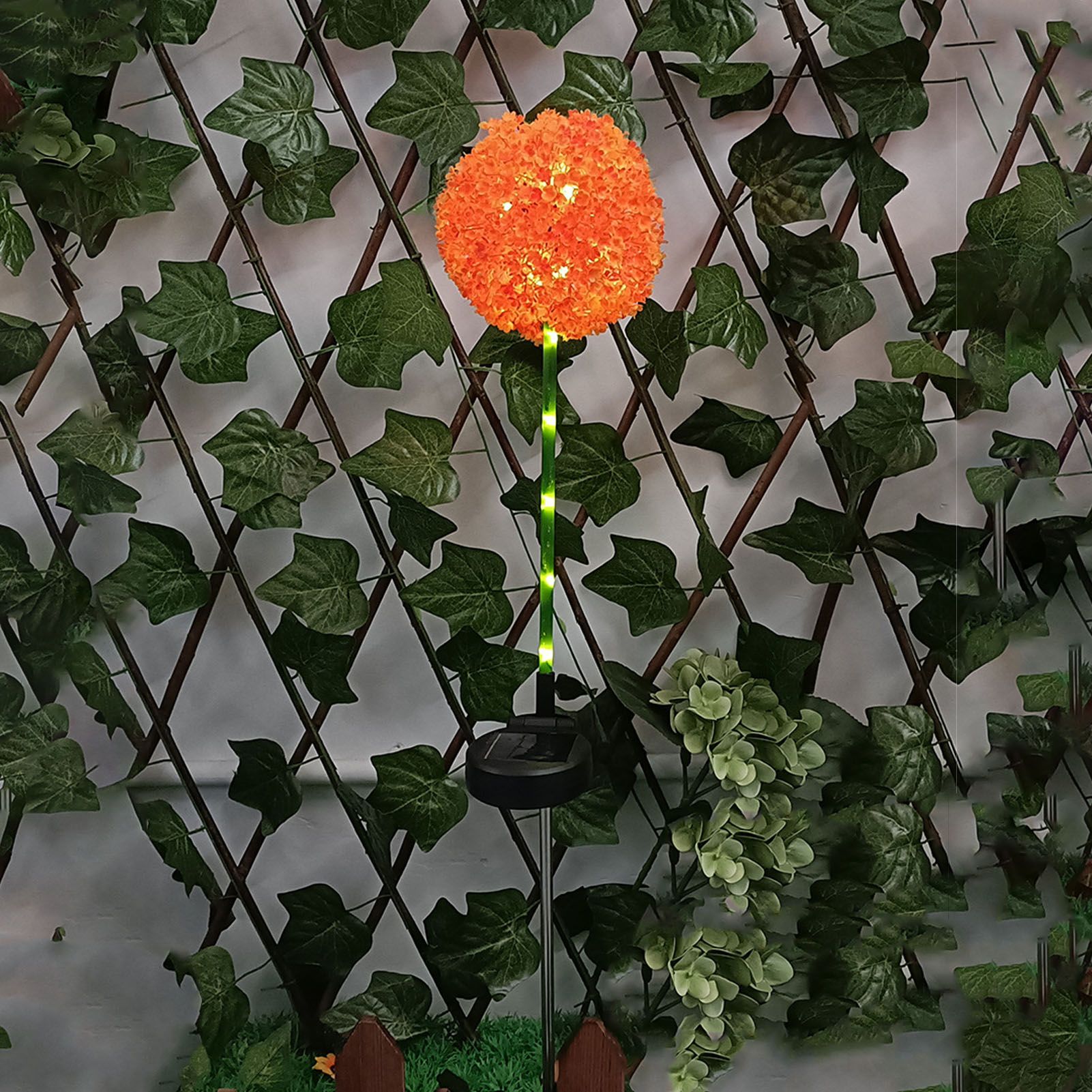 Solar Ball Light Outdoor Waterproof Garden Flower Spot Light Decorative for view 9