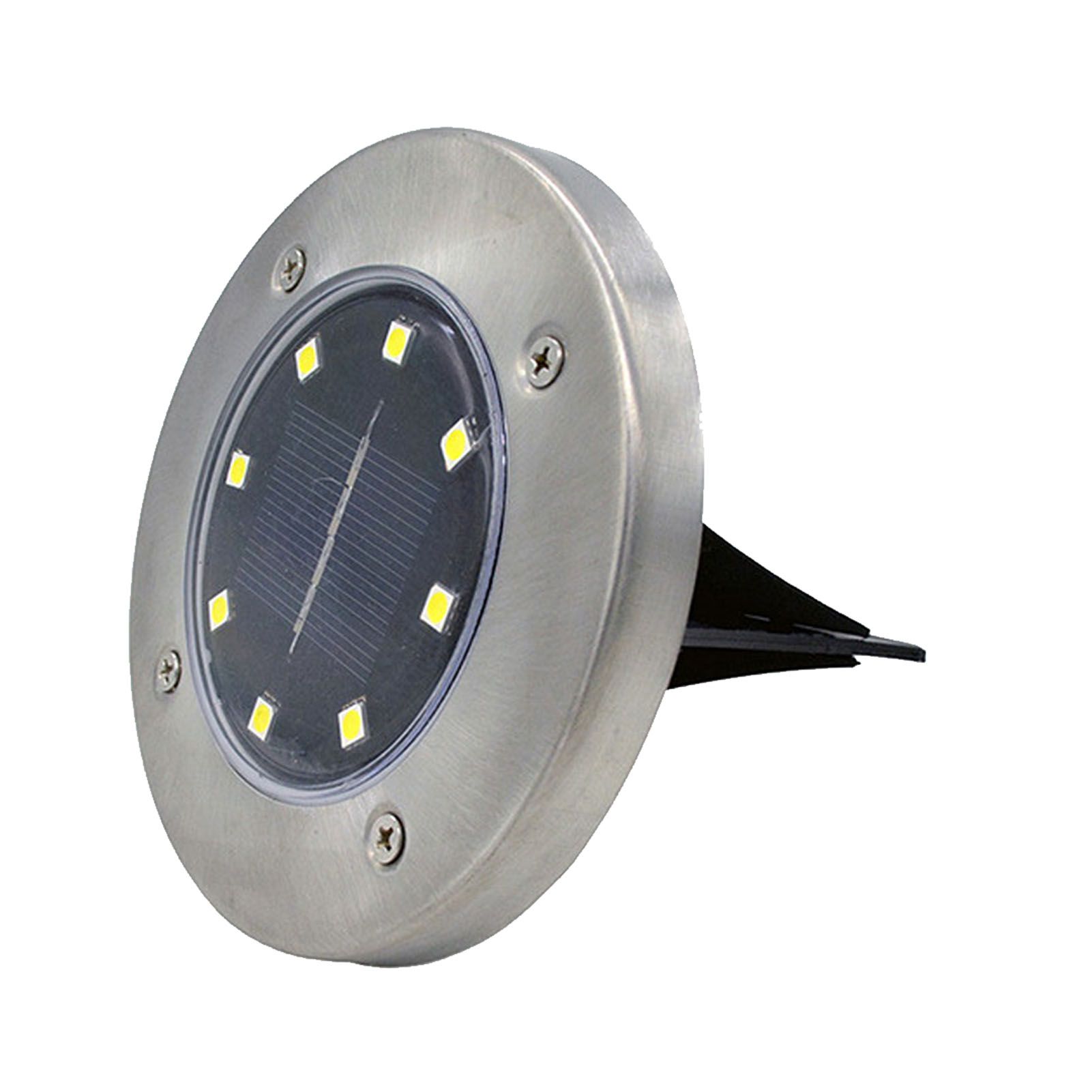 LED Solar Ground Light IP65 Waterproof Dark Sensing Auto On Off Decorative view 4