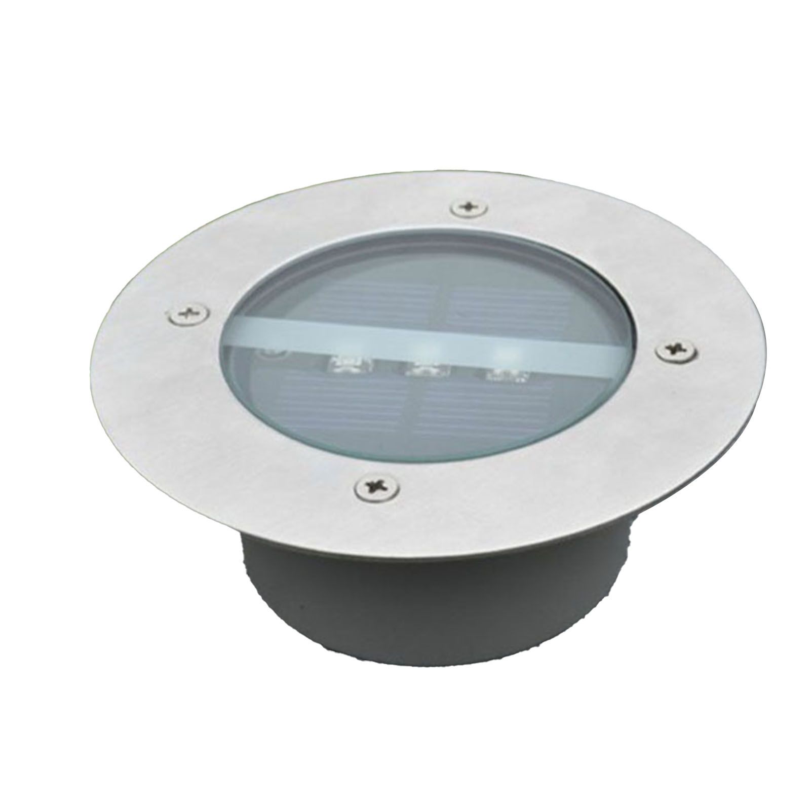LED Solar Ground Light IP65 Waterproof Dark Sensing Auto On Off Decorative view 6