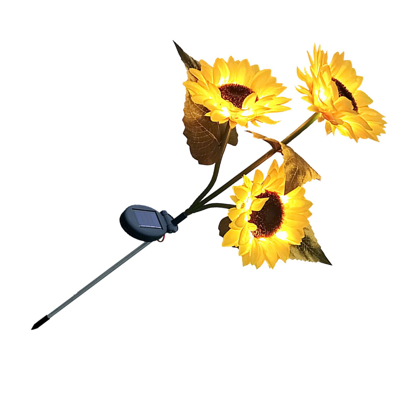 Solar Sunflower Light 24 LEDs Warm White IP55 Waterproof Outdoor Decorative view 4
