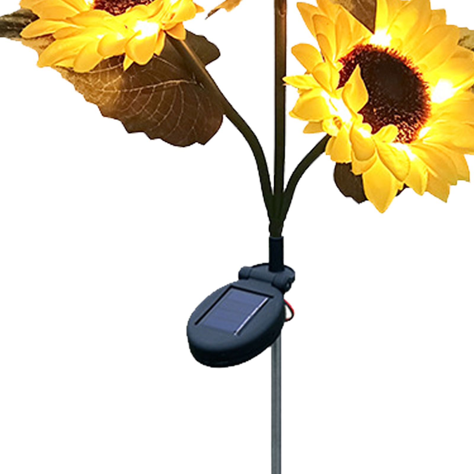Solar Sunflower Light 24 LEDs Warm White IP55 Waterproof Outdoor Decorative view 7