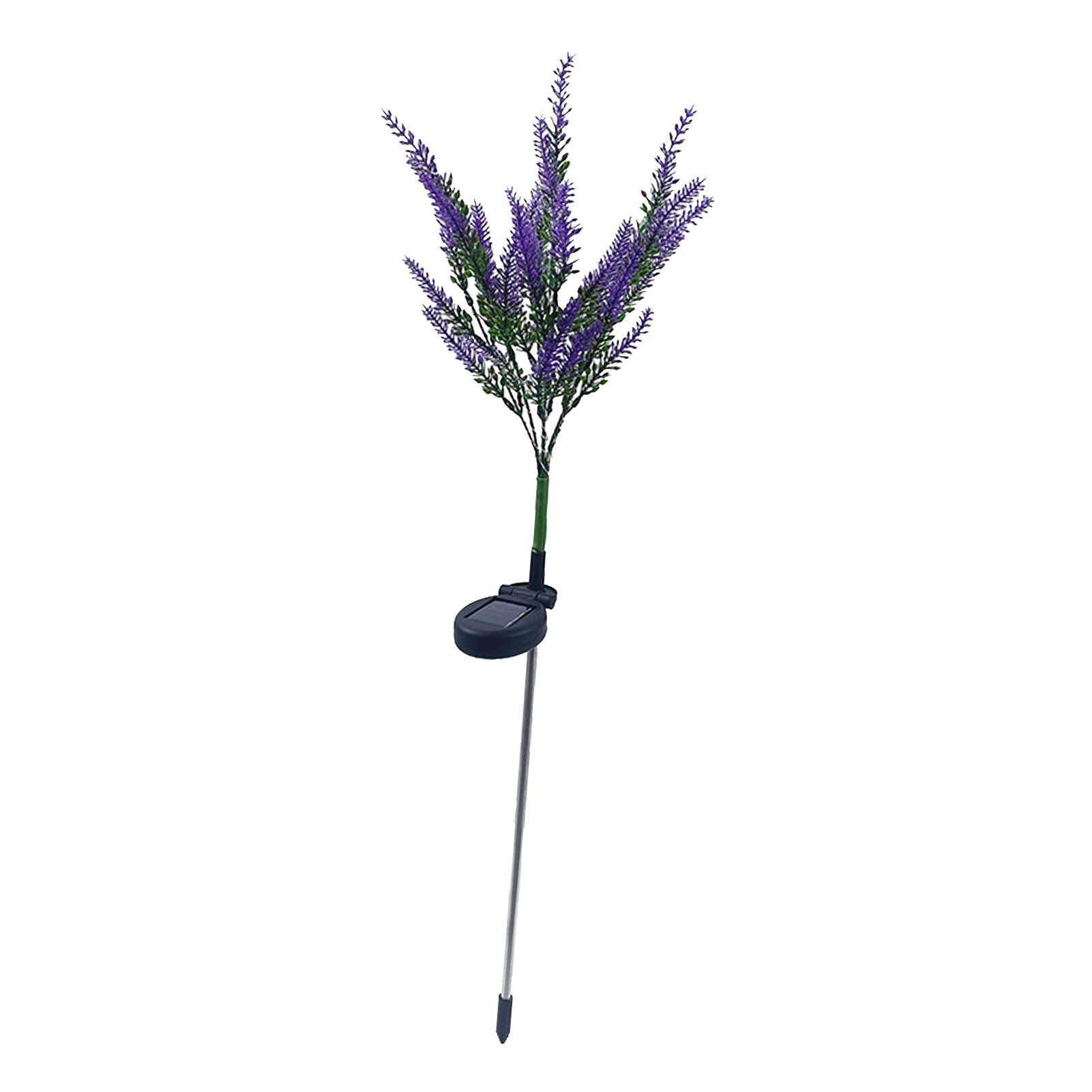 Solar Garden Light LED Decorative Lavender Shaped IP55 Waterproof Flower Lamp