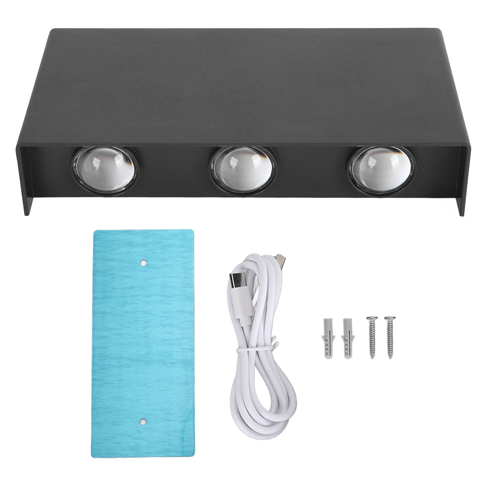 Battery Operated Wall Sconce USB Rechargeable Dimmable 3 Modes Up Down view 3