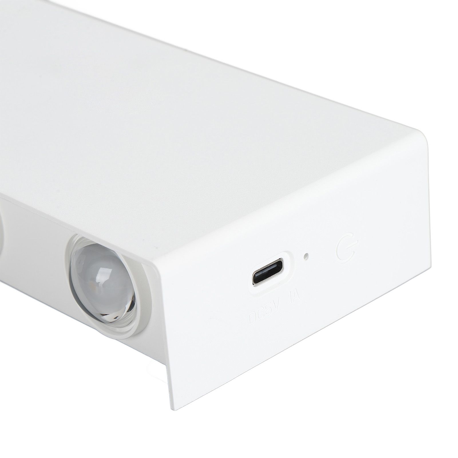 Battery Operated Wall Sconce USB Rechargeable Dimmable 3 Modes Up Down view 2