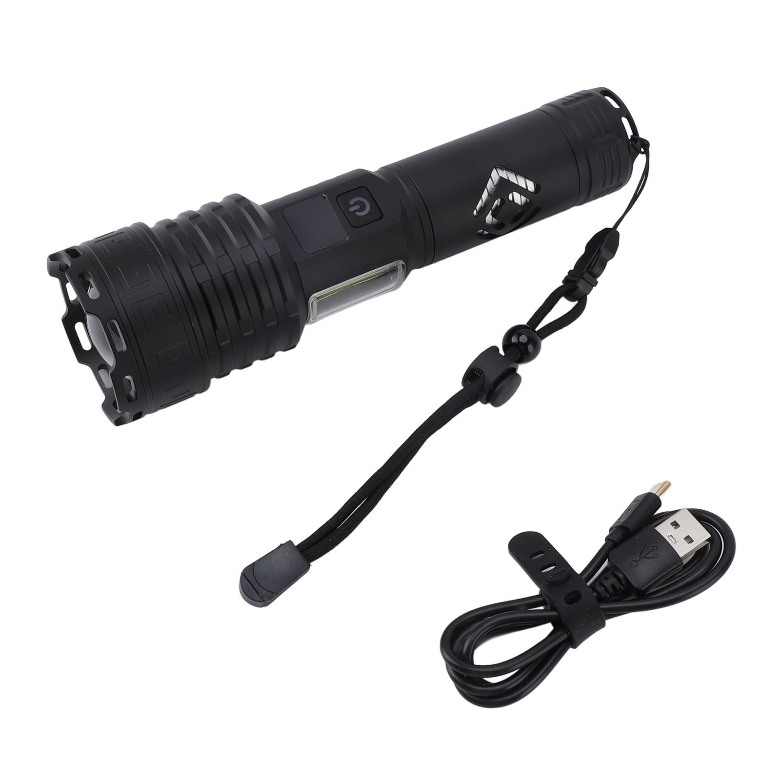 Rechargeable Flashlight 40000LM High Brightness 3000M Range Zoomable Super view 3