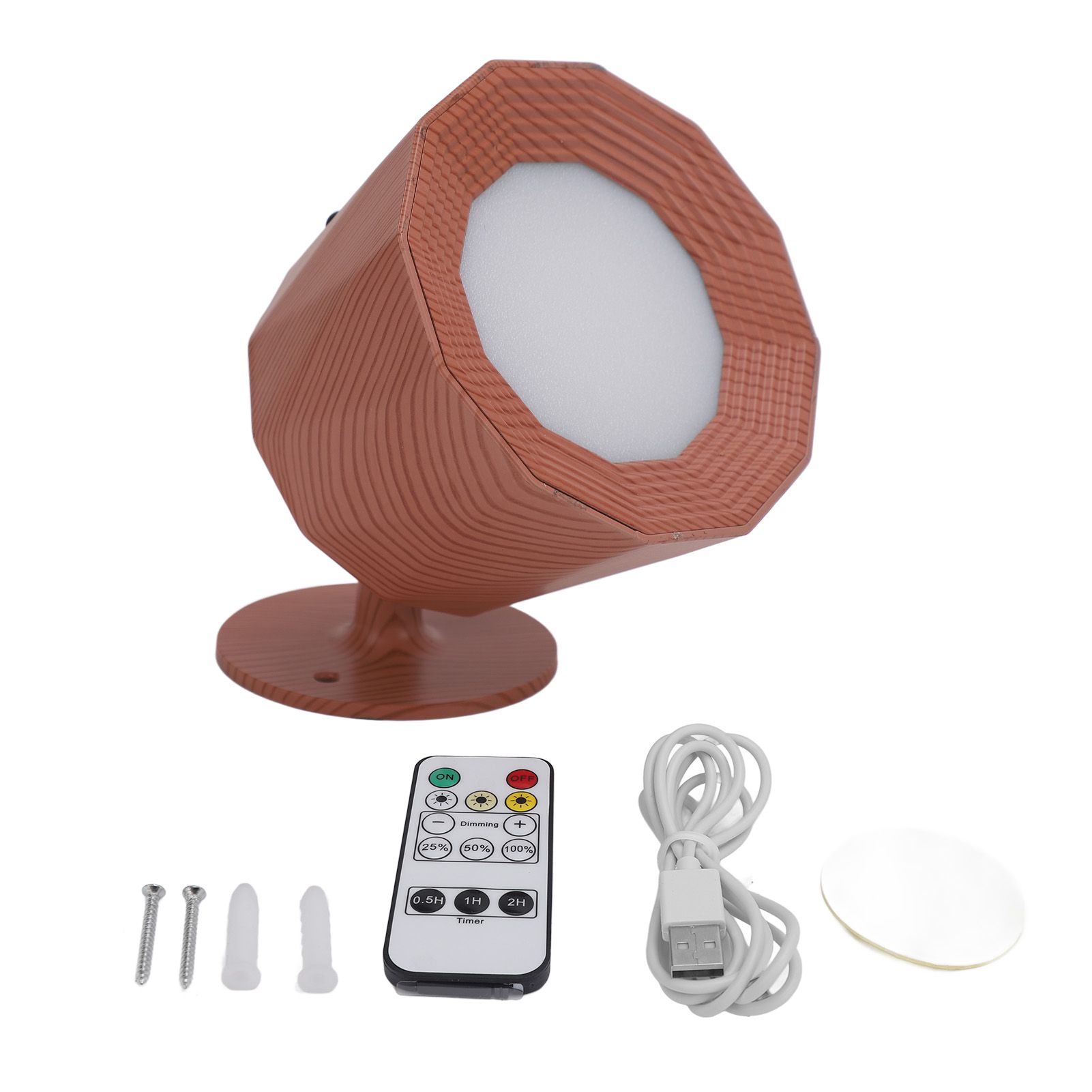 Wall Mounted Sconce Light USB Rechargeable Adjustable Brightness Remote view 3