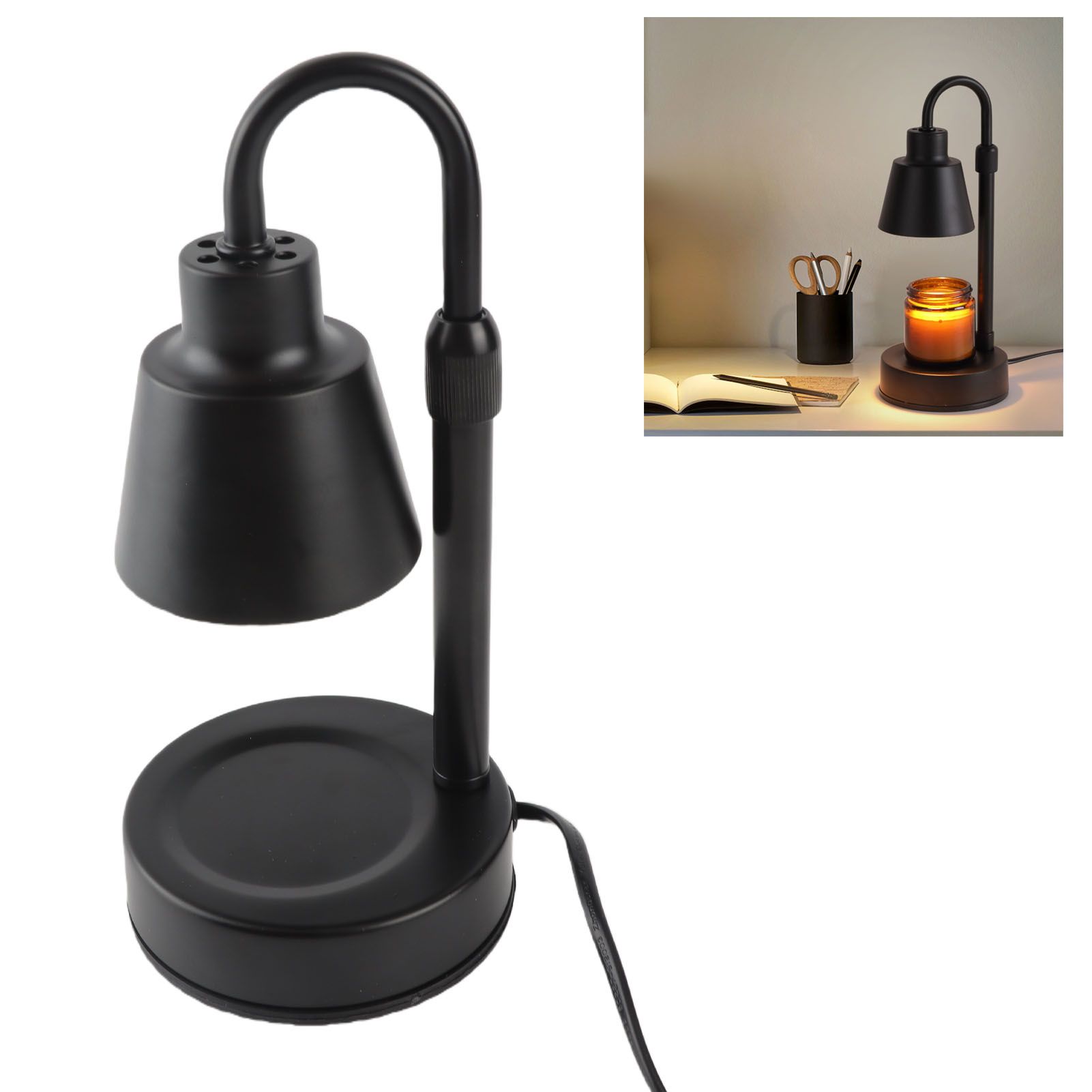 Candle Warmer Lamp Dimmable Timer Adjustable Height Retro Decorative Candle view 10