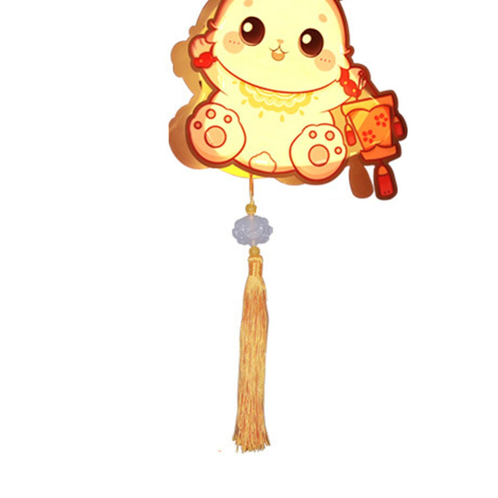 DIY Rabbit Lantern PVC Children Handcraft Animal Lantern for Mid Autumn Festival view 2