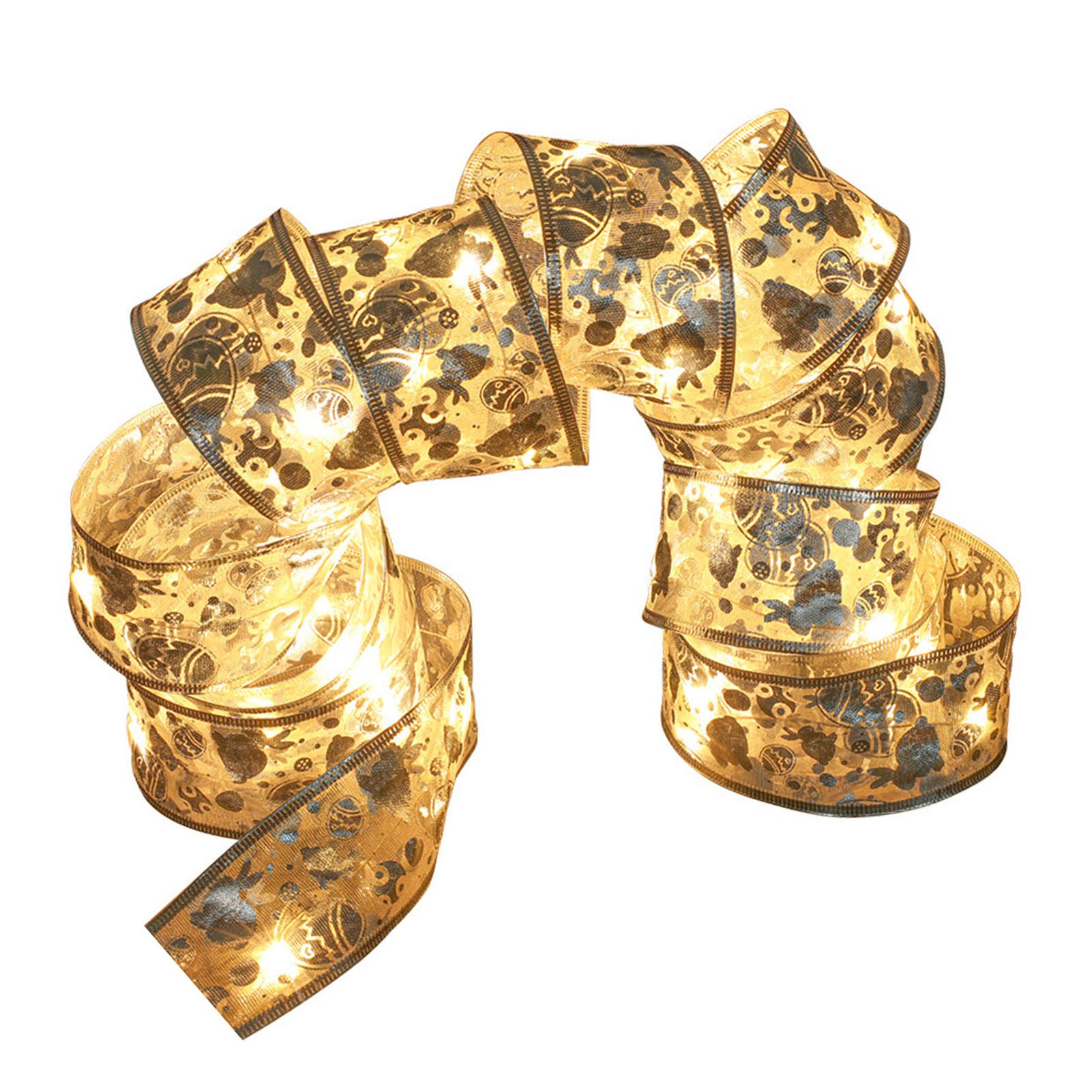 Decorative Ribbon Lamps LED Fairy Strings Lights Christmas Tree Ribbon Lights view 7