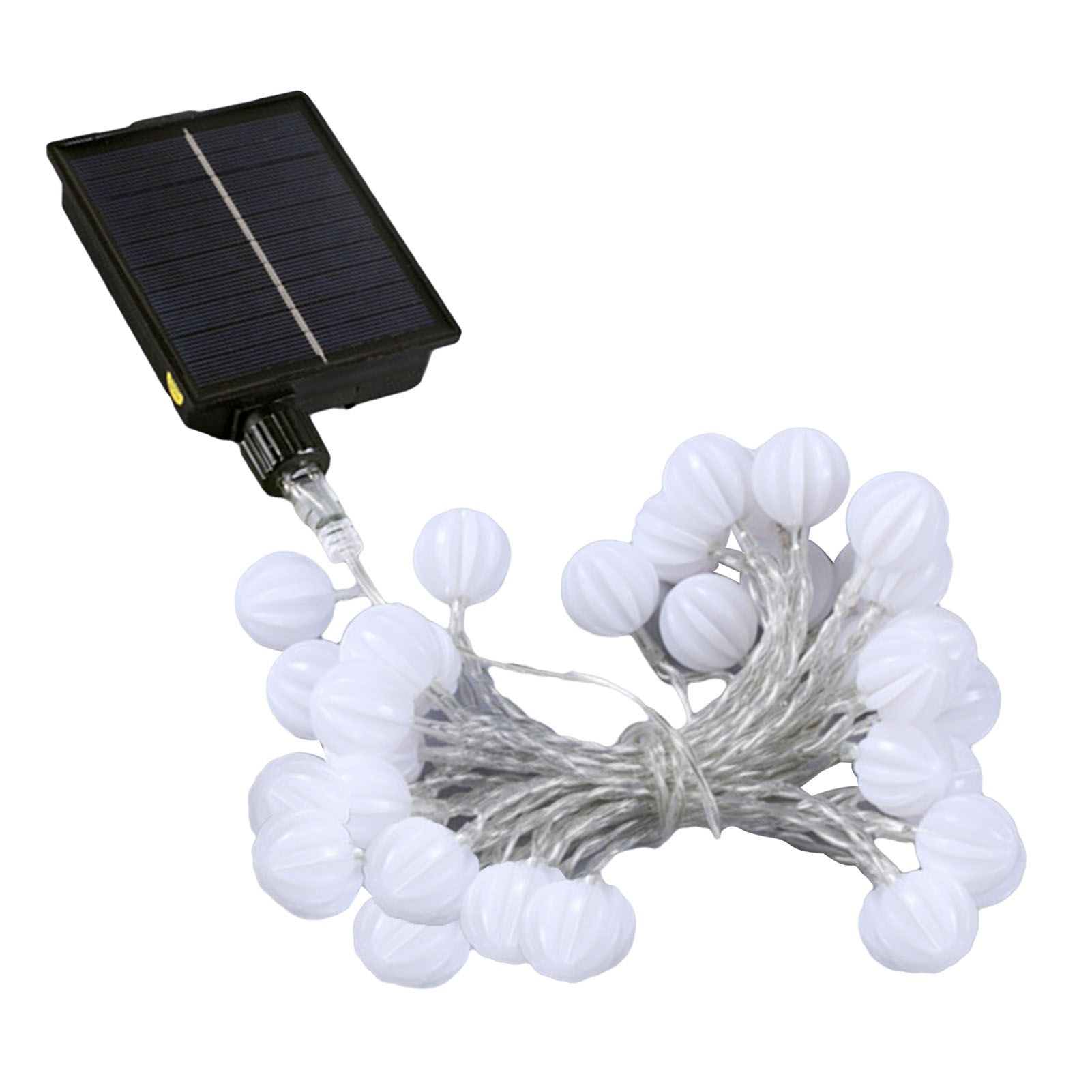 80 LED String Light Round Ball Shape Waterproof Solar String Light for Outdoor — image 1