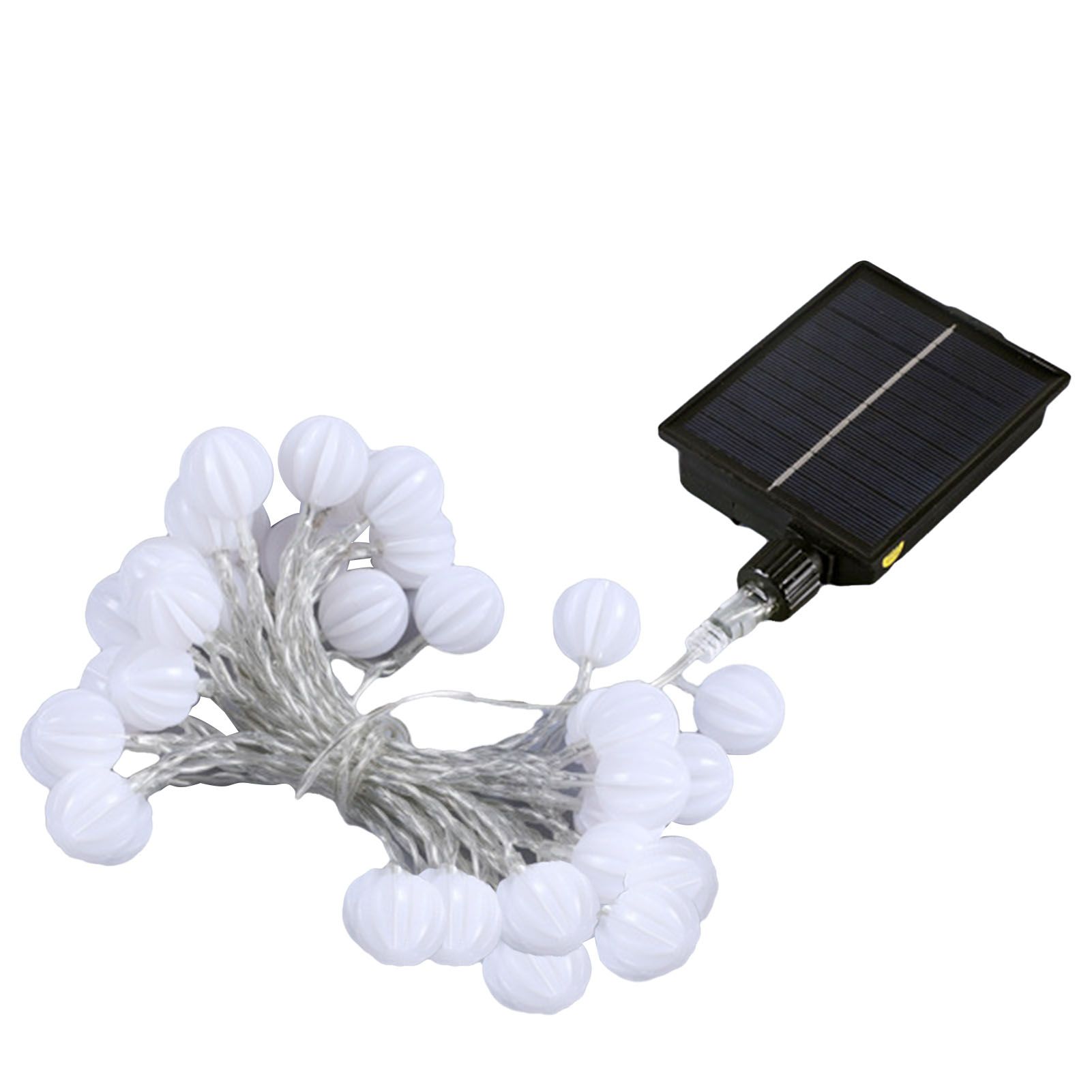 80 LED String Light Round Ball Shape Waterproof Solar String Light for Outdoor view 3