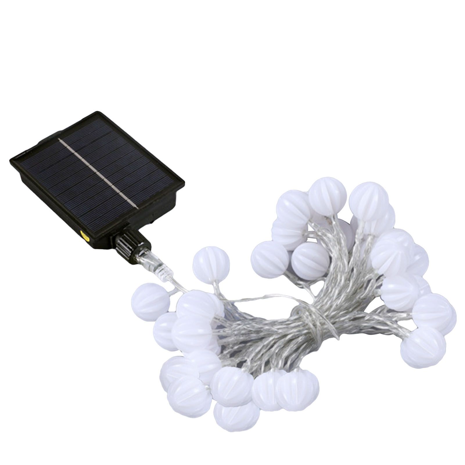 80 LED String Light Round Ball Shape Waterproof Solar String Light for Outdoor view 4