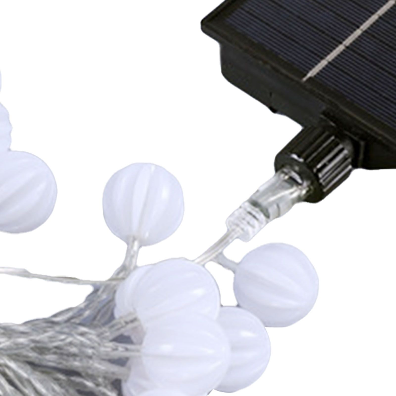 80 LED String Light Round Ball Shape Waterproof Solar String Light for Outdoor view 7