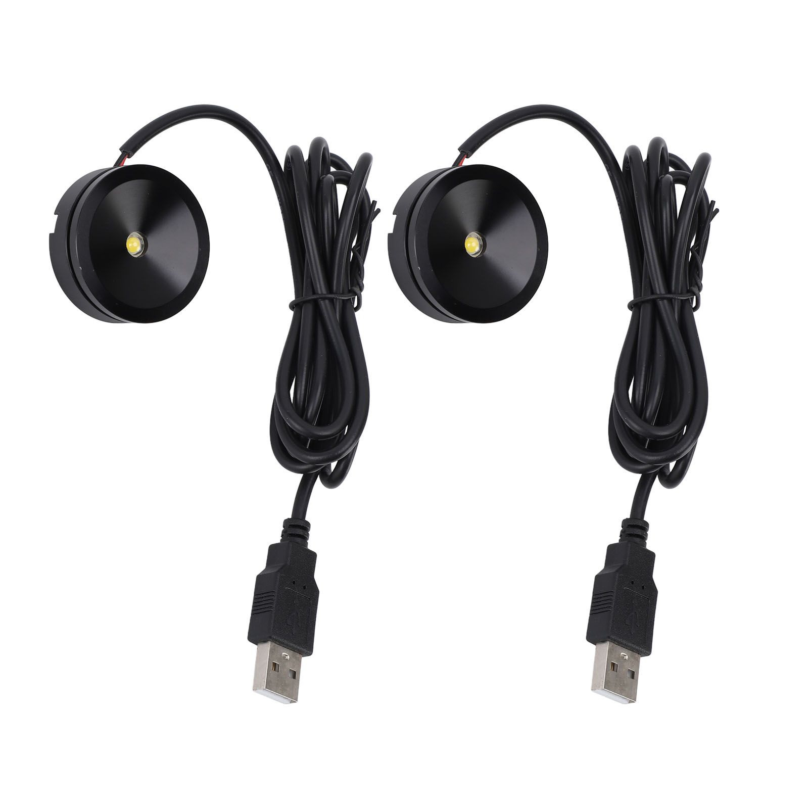 2PCS Mini LED Spotlights Indoor Aluminum USB 5V Round LED Accent Light for view 11