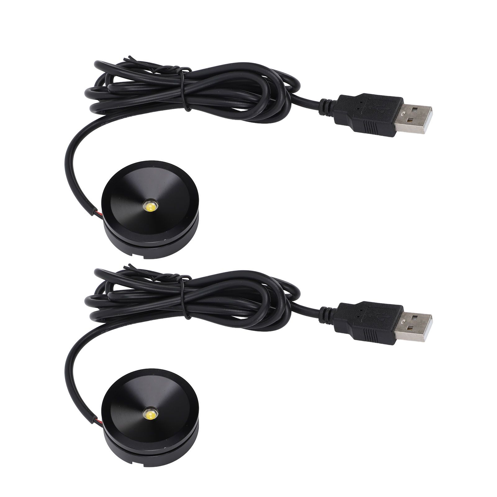 2PCS Mini LED Spotlights Indoor Aluminum USB 5V Round LED Accent Light for view 9