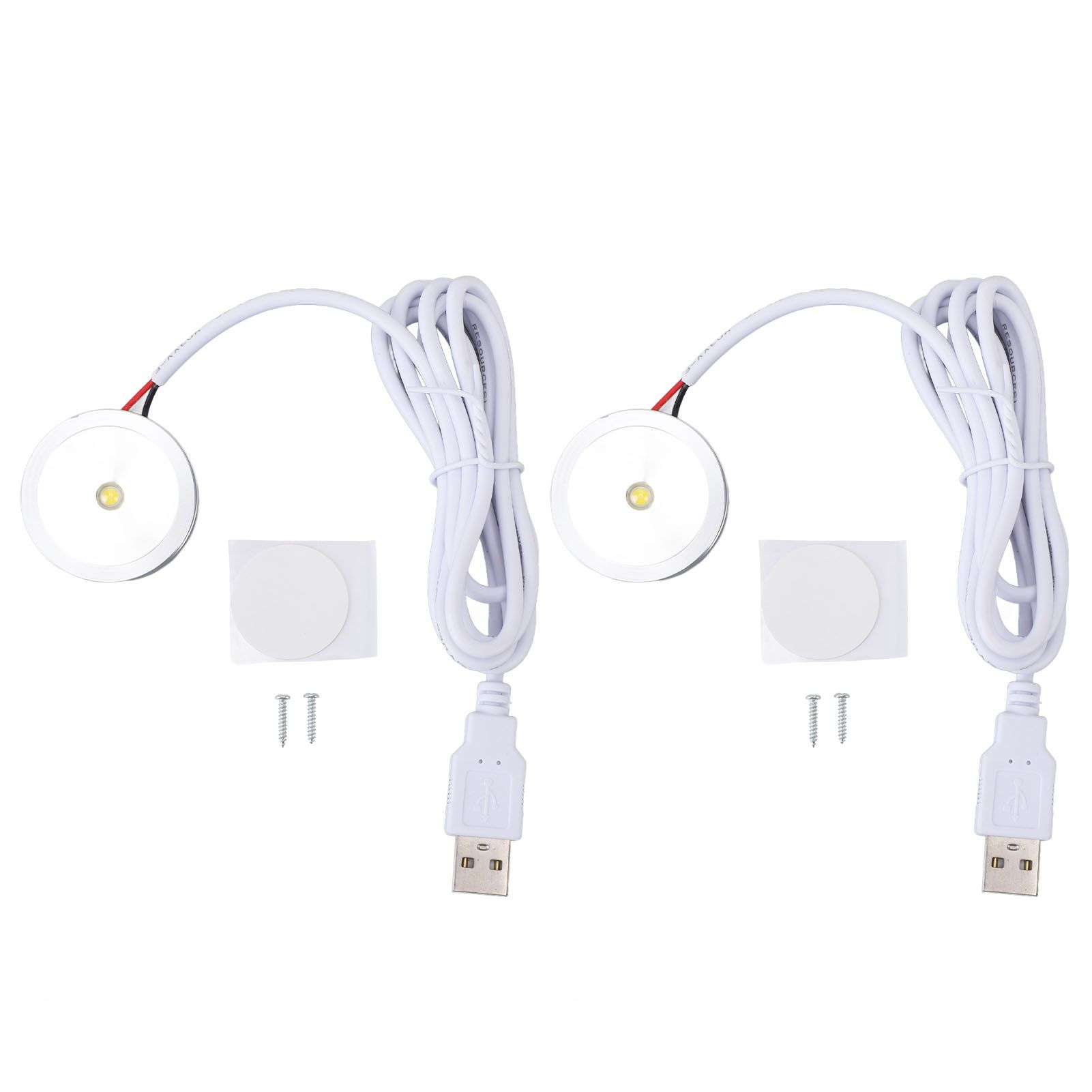 Display Spotlight Round USB Plug in Small LED Showcase Lamp with 4.2ft Cable view 3