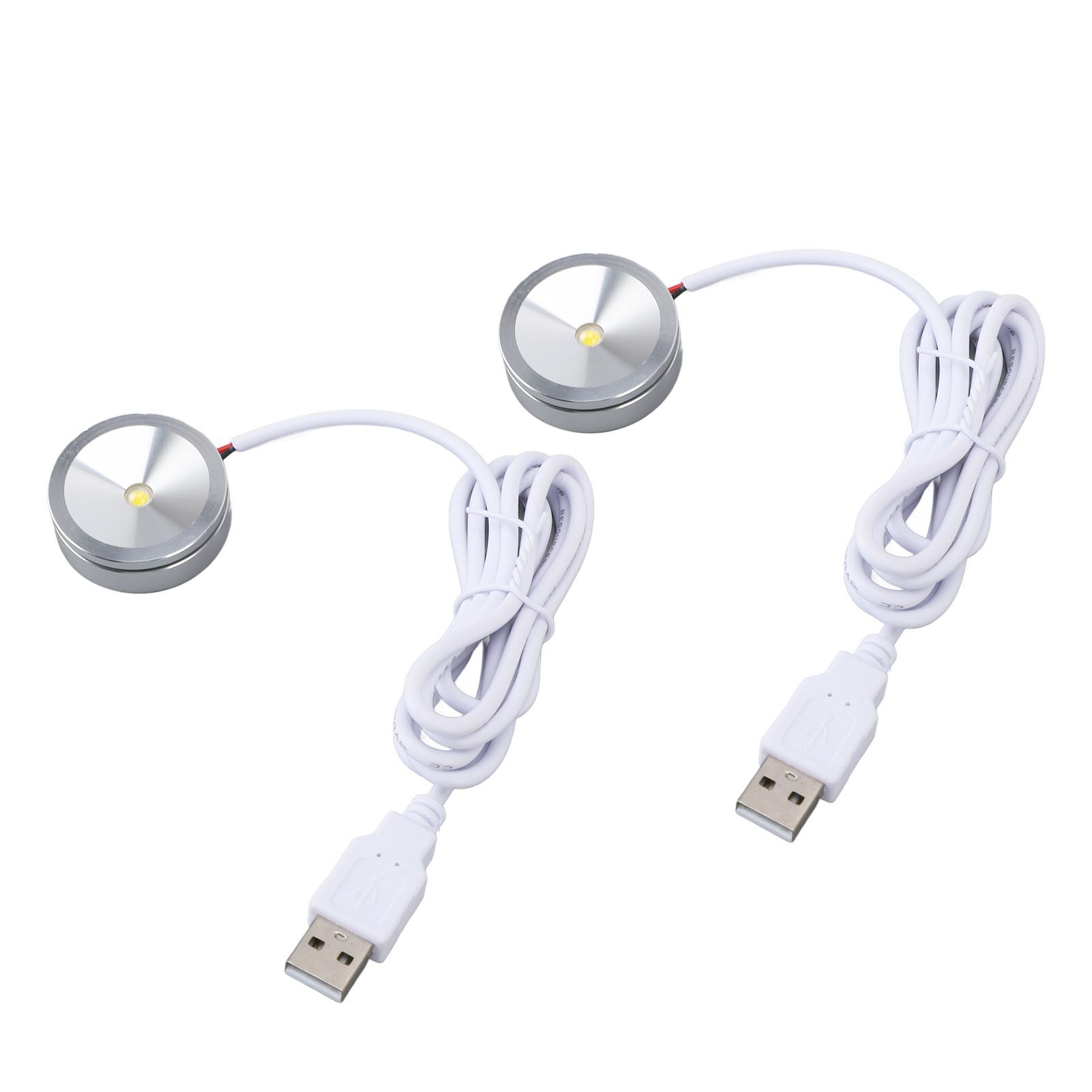 Display Spotlight Round USB Plug in Small LED Showcase Lamp with 4.2ft Cable view 11