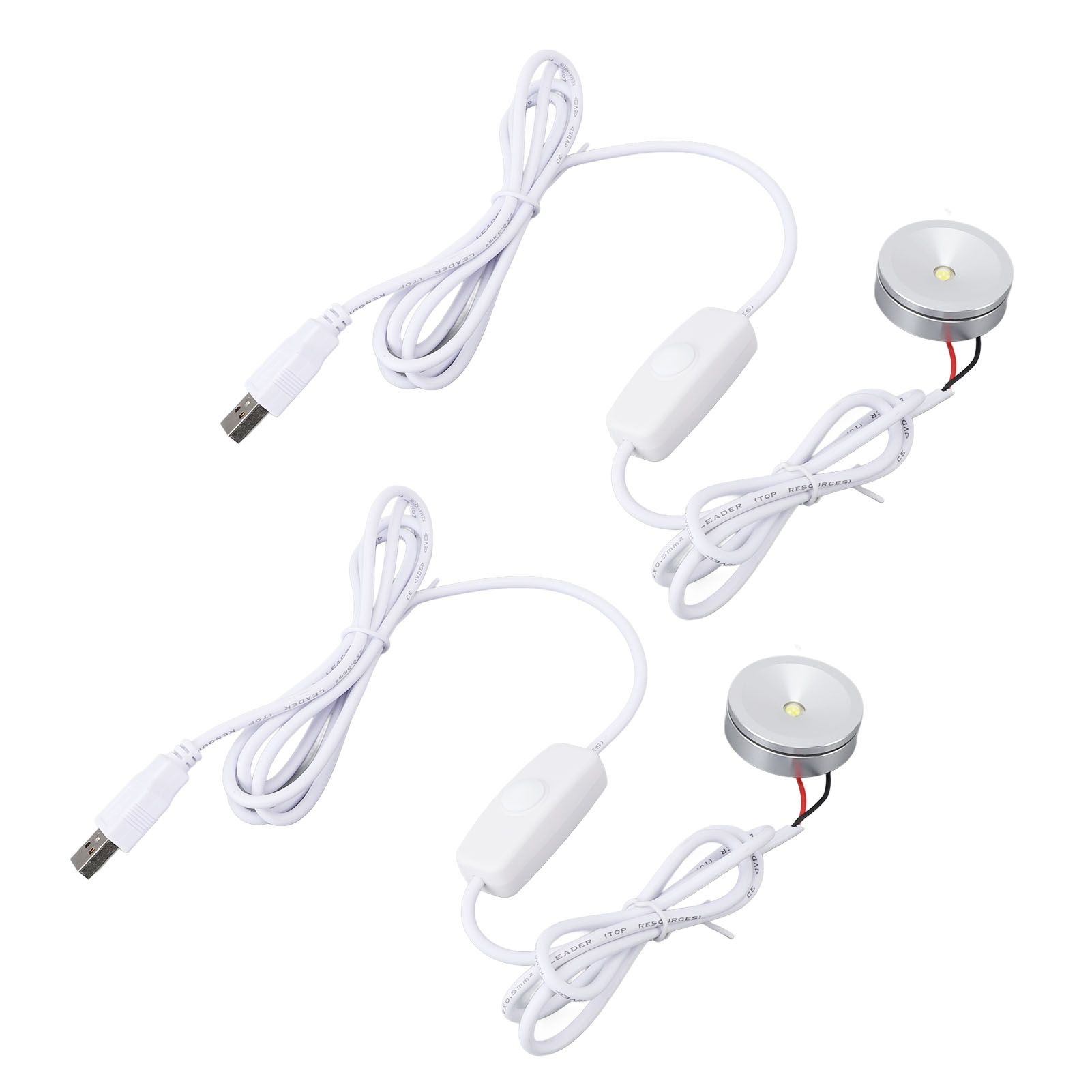2Pcs Dimmable Mini Spotlight USB 5V Stepless Brightness Dimming LED Mini Spot — image 1