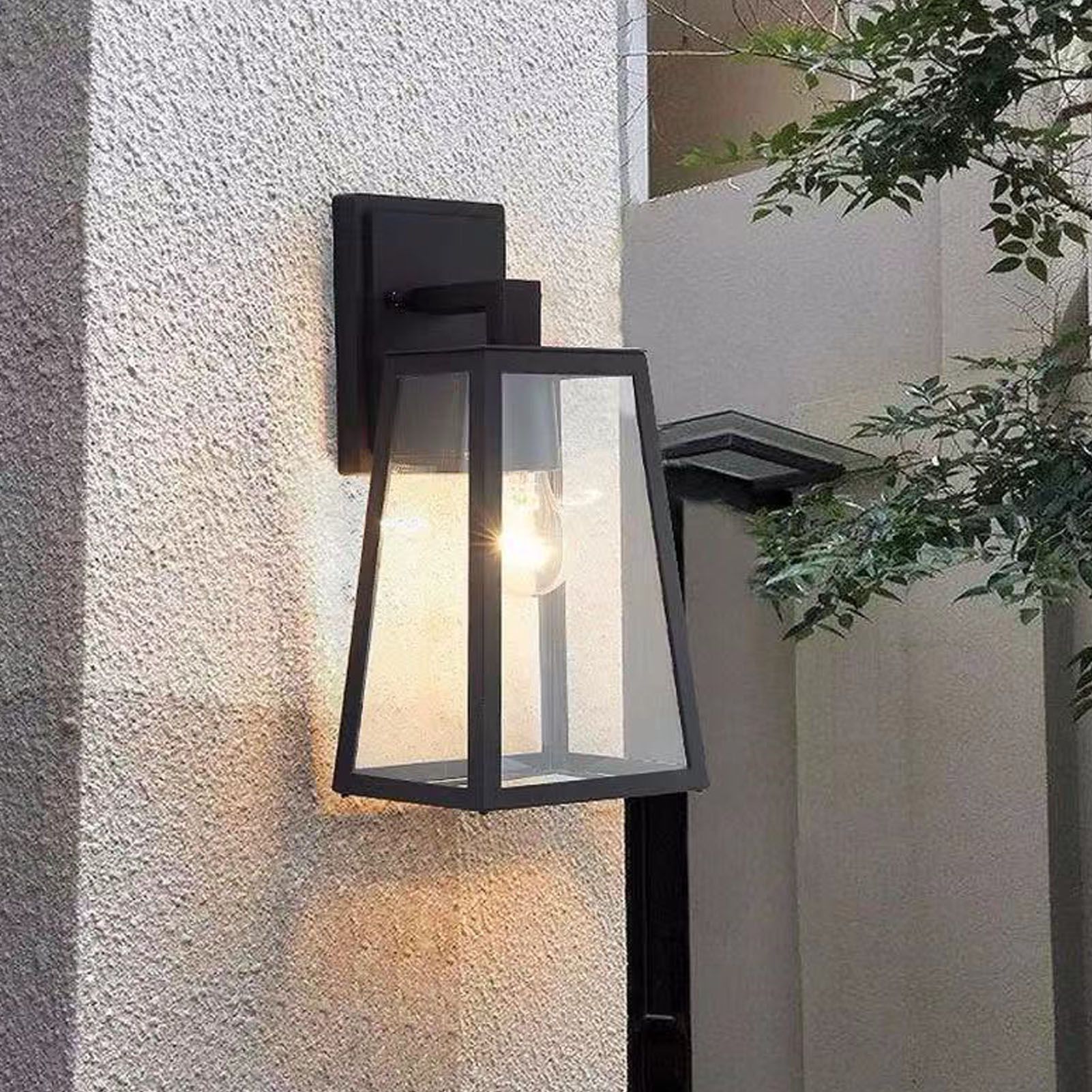 Industrial Wall Lamp Iron Bedside Balcony Porch Light Retro Wall Lamps for view 9