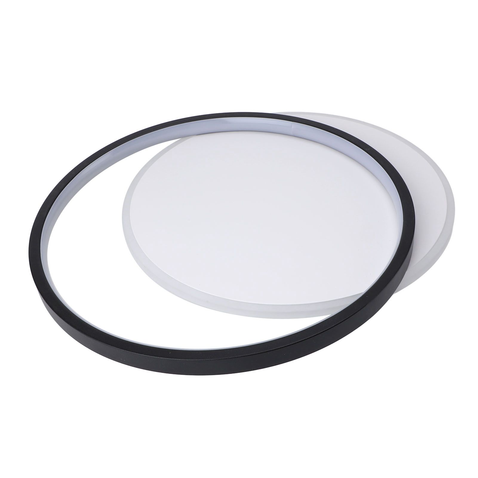 Modern LED Ceiling Light Dimmable Round Flush Mount Lighting Fixture Ceiling view 9