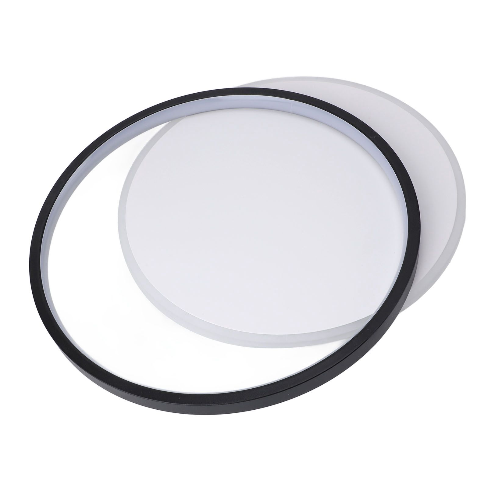 Modern LED Ceiling Light Dimmable Round Flush Mount Lighting Fixture Ceiling view 12