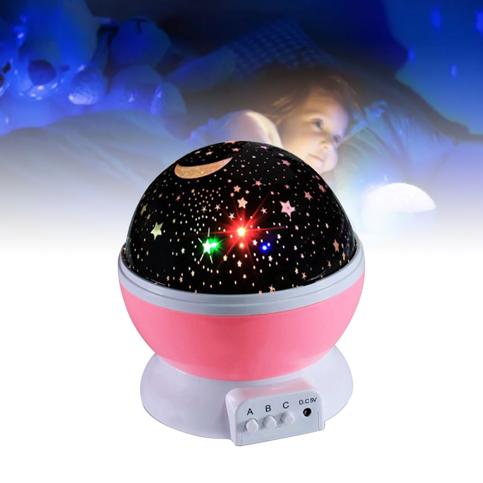 LED Star Projector Light DC5V Colorful Romantic Night Light High Brightness view 9