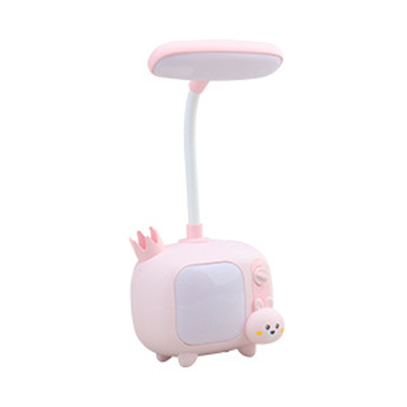 LED Desk Lamp High Brightness Adjustable Rechargeable Bedside Table Night view 3