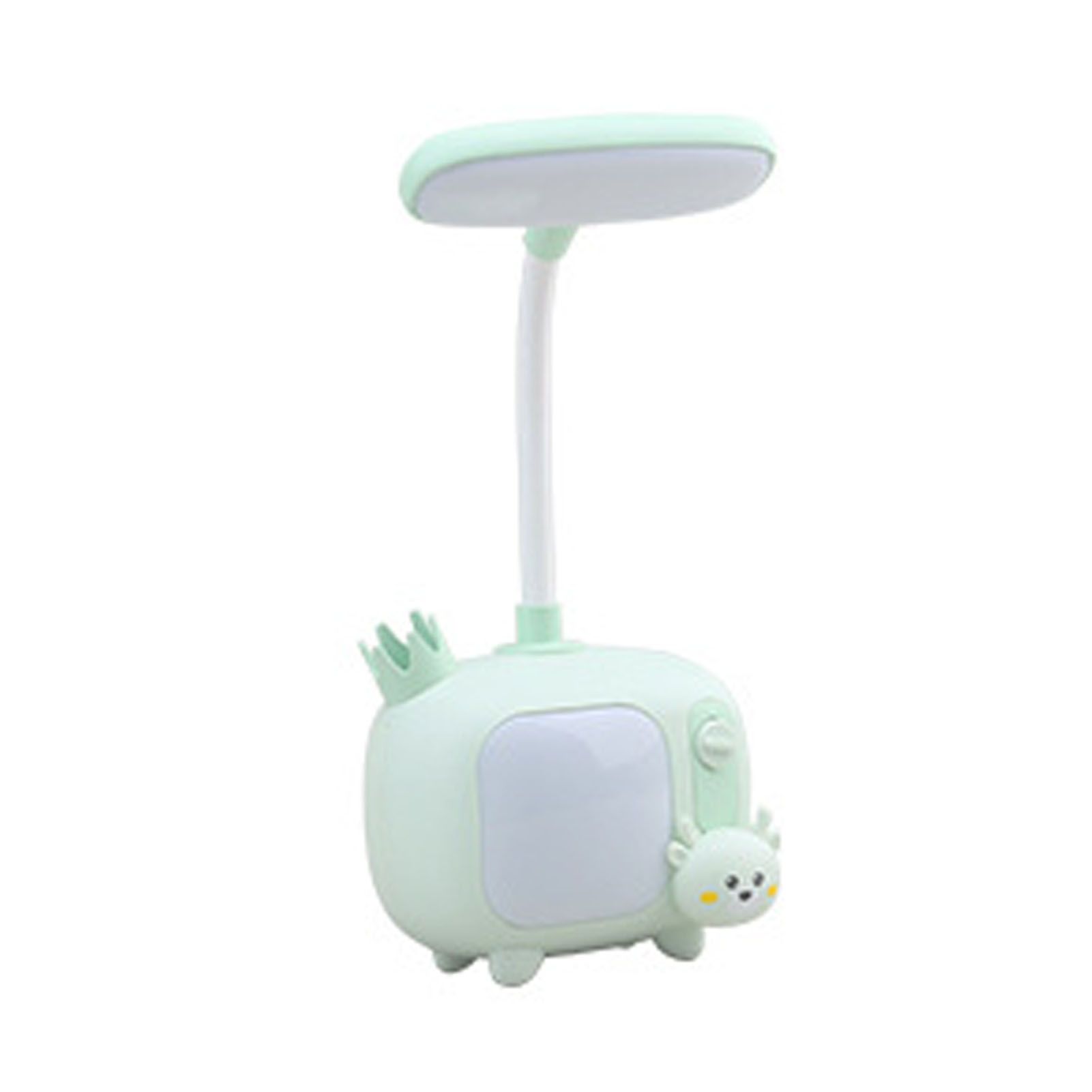 LED Desk Lamp High Brightness Adjustable Rechargeable Bedside Table Night view 3