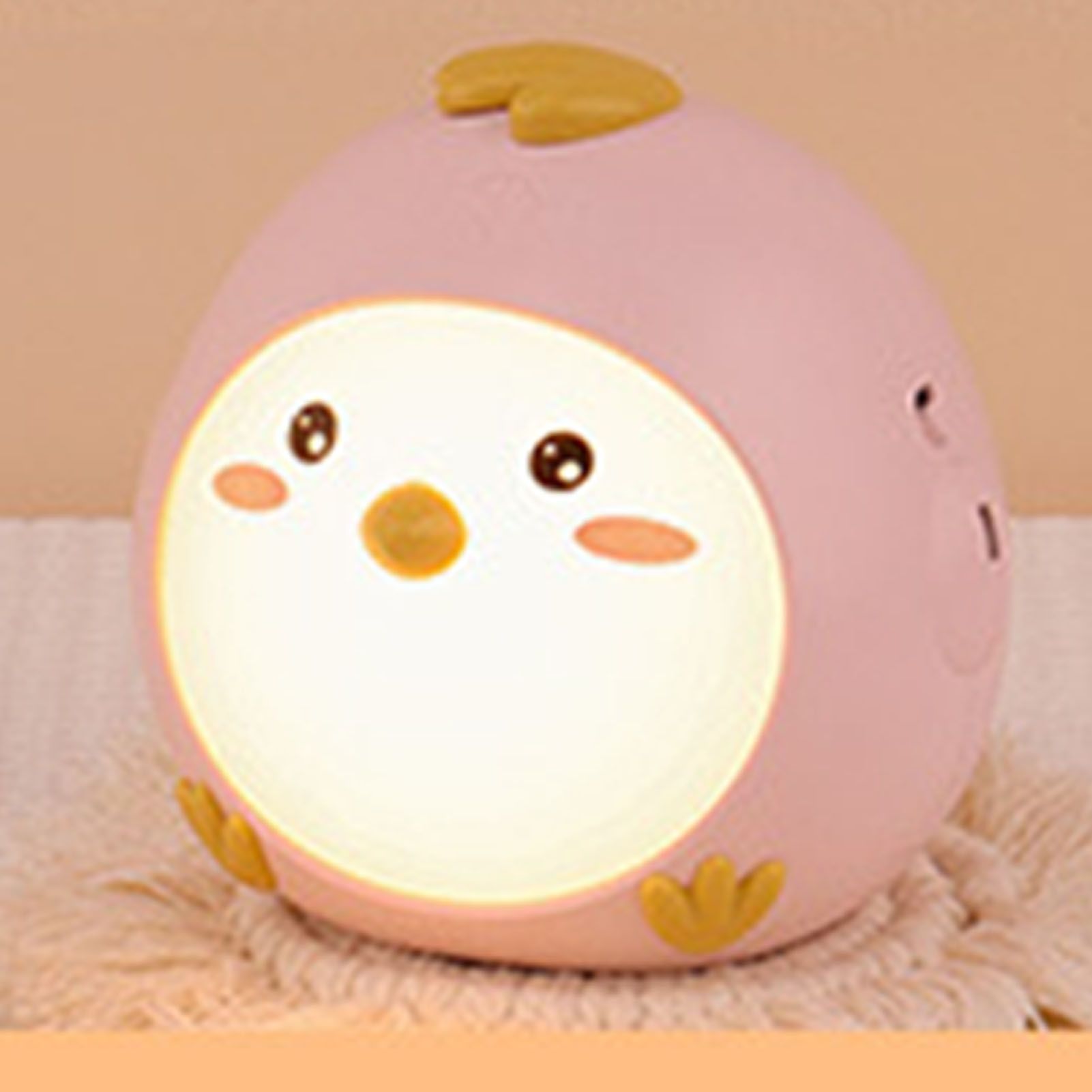 Chicken Touch Night Light Cute Innovative LED Light USB Charging Bedside Lamp view 9