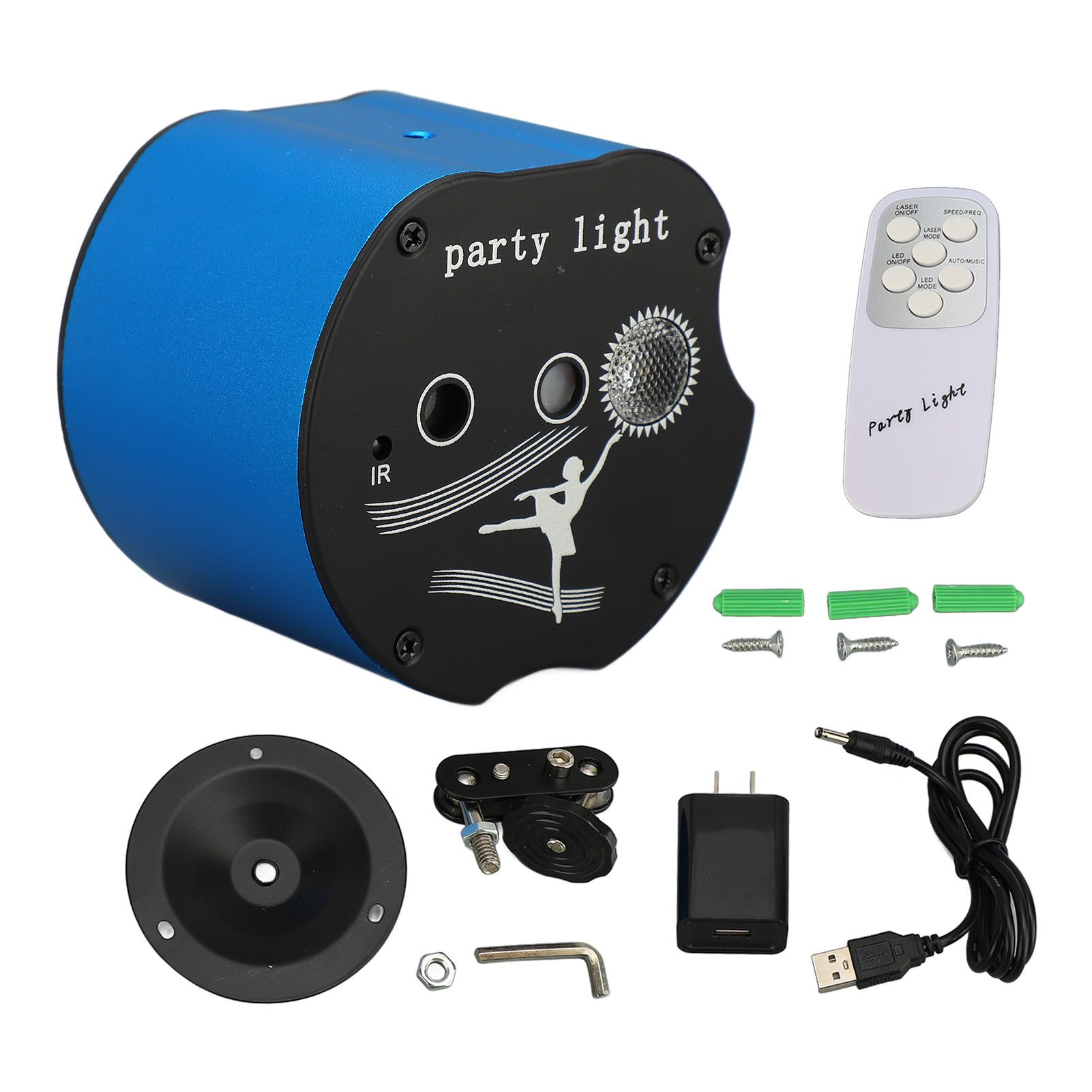 LED Laser Party Light Sound Activated Disco Lamp with Remote Control for KTV view 3