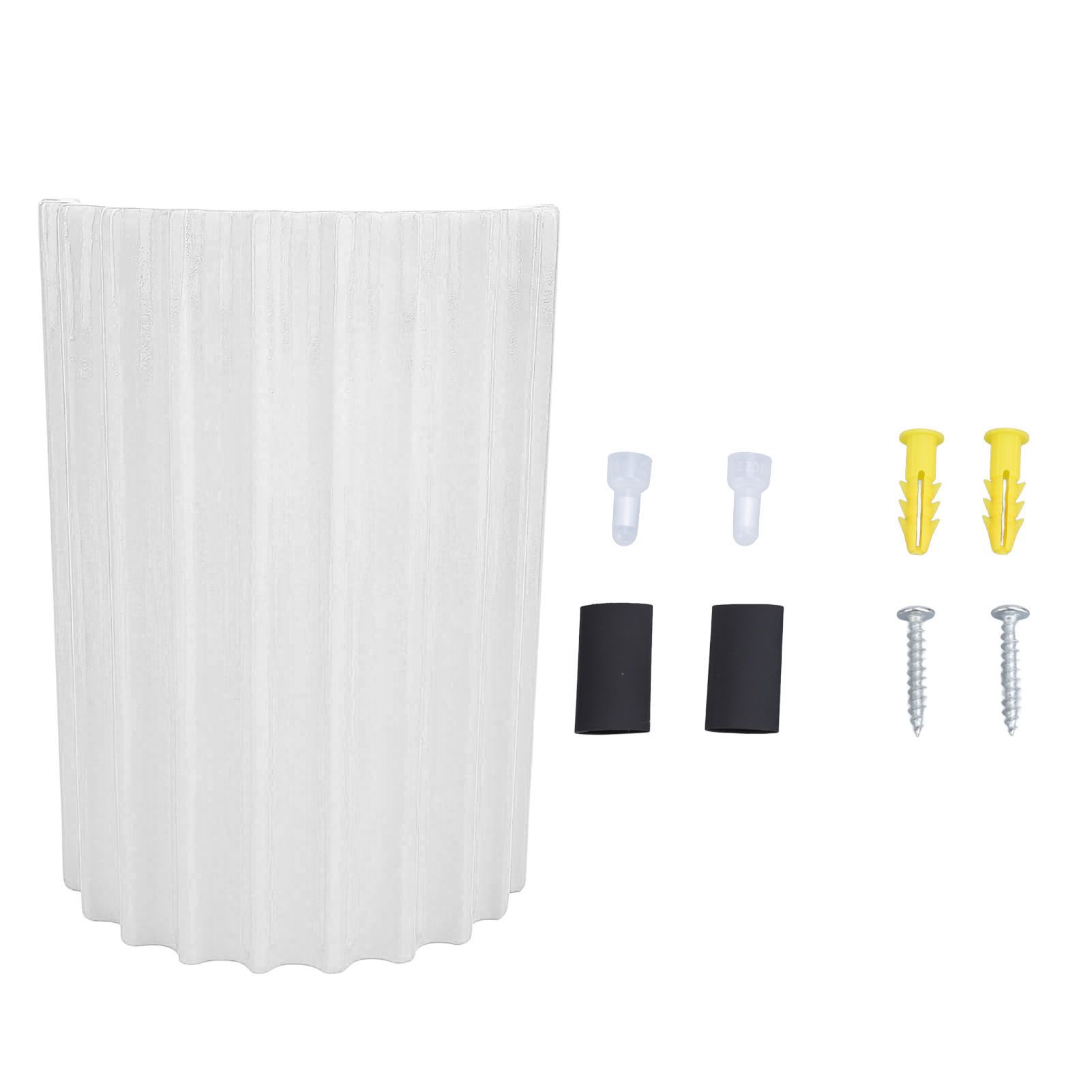 Modern Wall Sconce Light Fixture Minimalist Half Cylinder Desgin Green Wall view 3