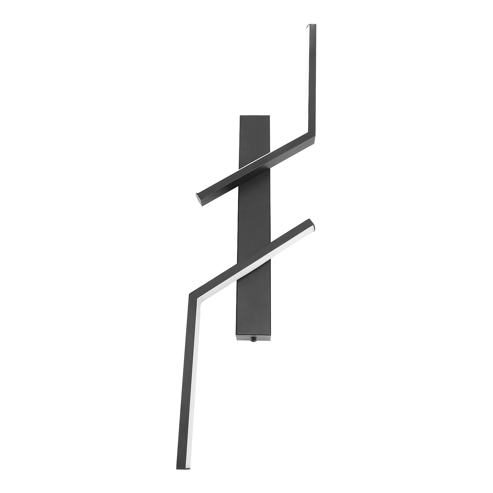 Modern LED Wall Lights 3 Color Temperature Minimalist Black Wall Light view 6