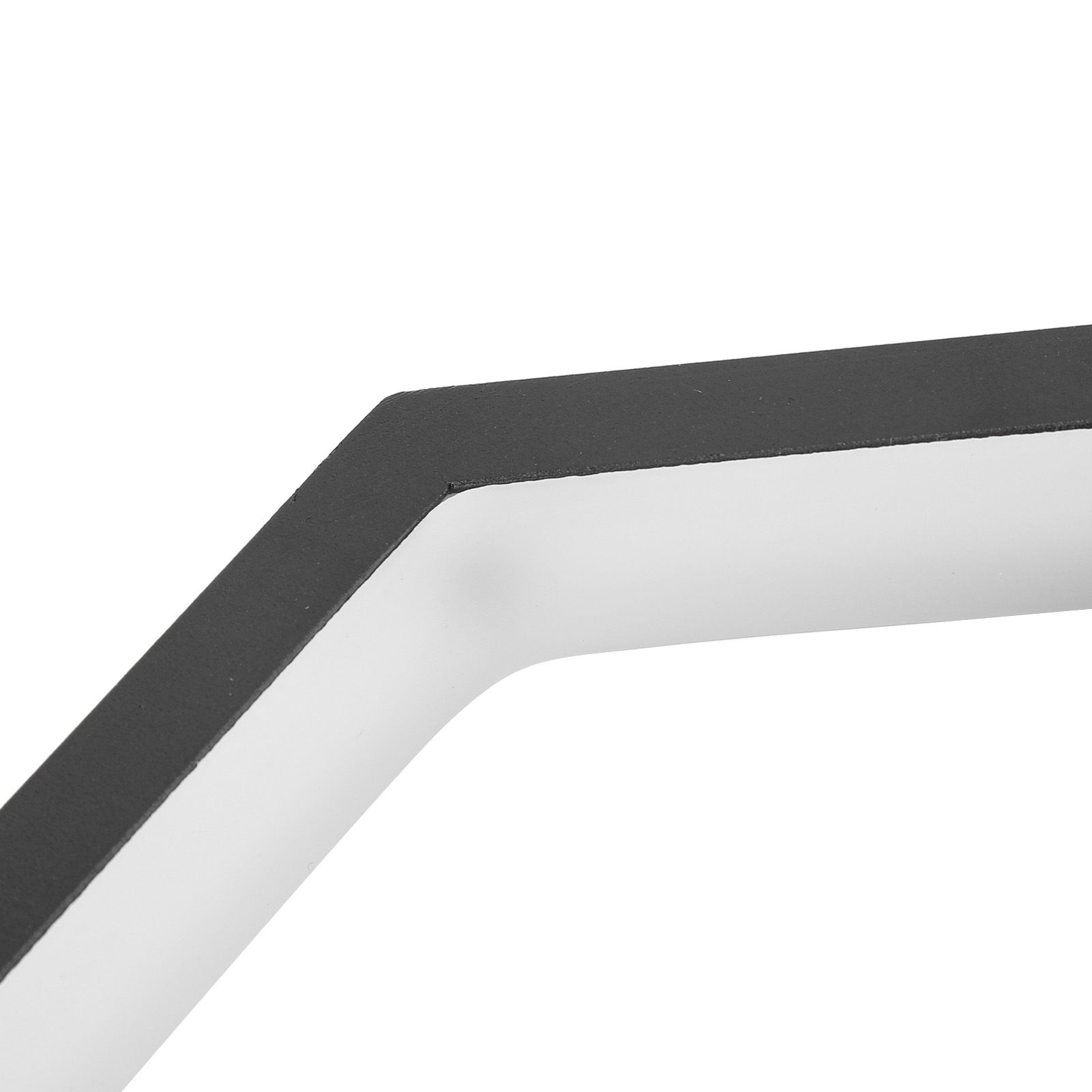 Modern LED Wall Lights 3 Color Temperature Minimalist Black Wall Light view 7