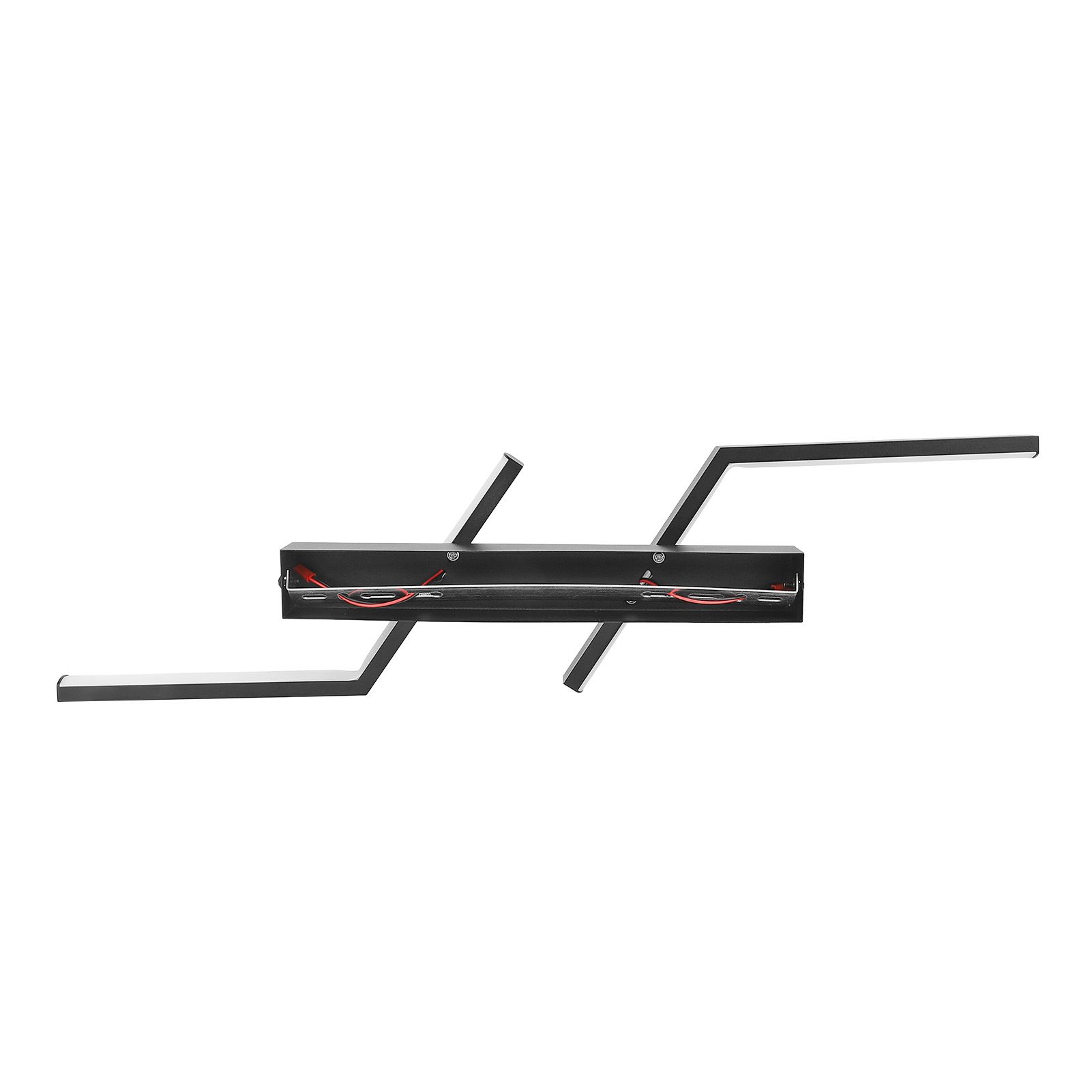 Modern LED Wall Lights 3 Color Temperature Minimalist Black Wall Light view 8