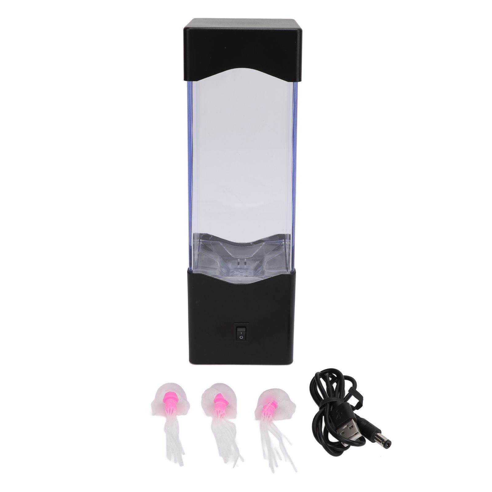 LED Night Light Simulated Seajelly Tank Table Lamp Color Changing Desktop Mood view 3