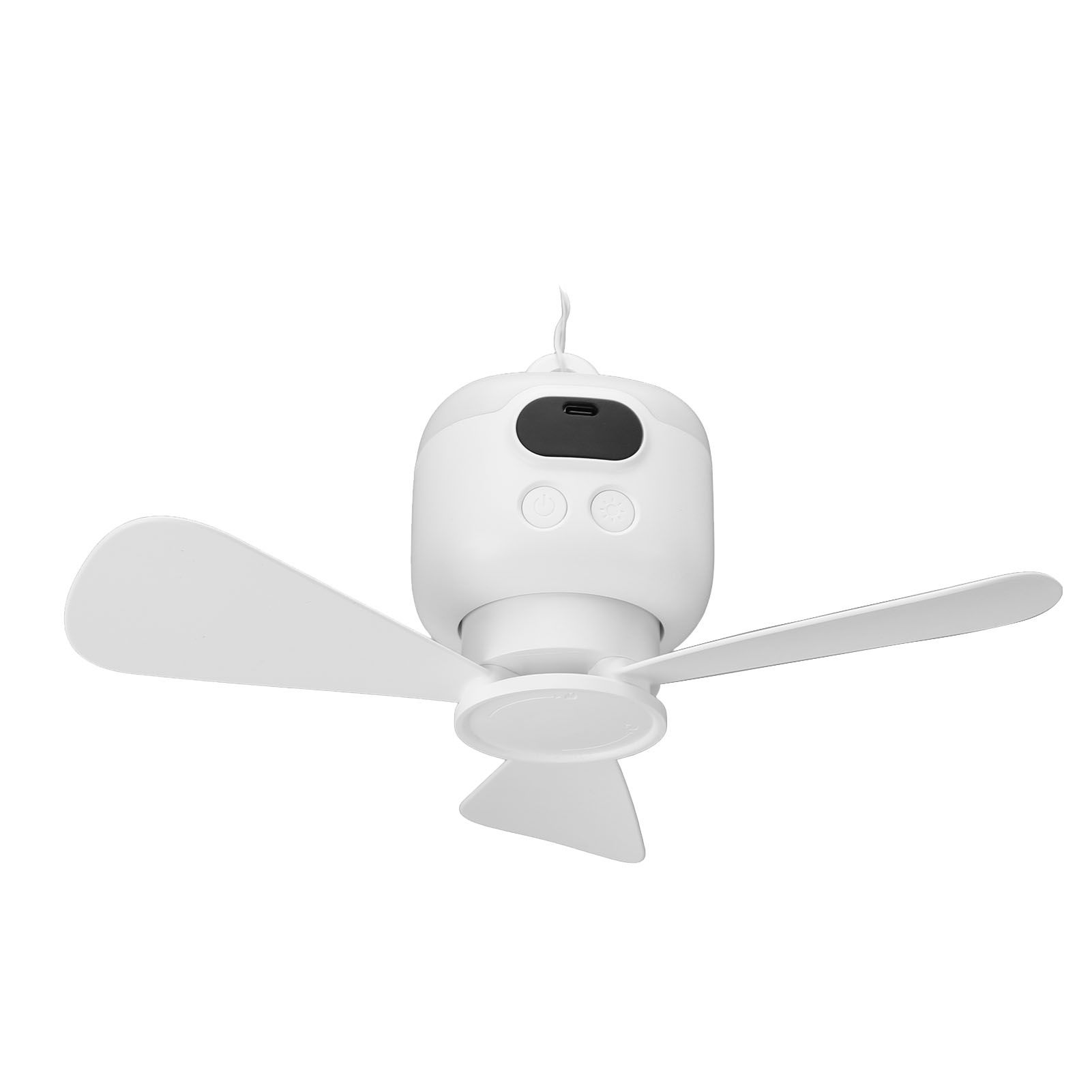 Camping Fan Rechargeable 8000mAh Battery Detachable Blades Remote Control 3 view 8