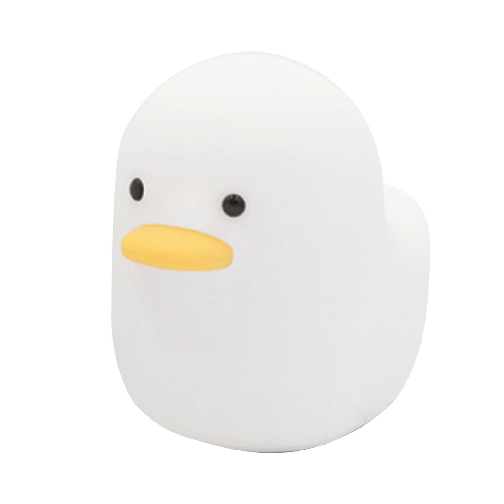 Cute Duck Night Light Rerchargeable Timer Dimming Silicone Bedside Cartoon view 3