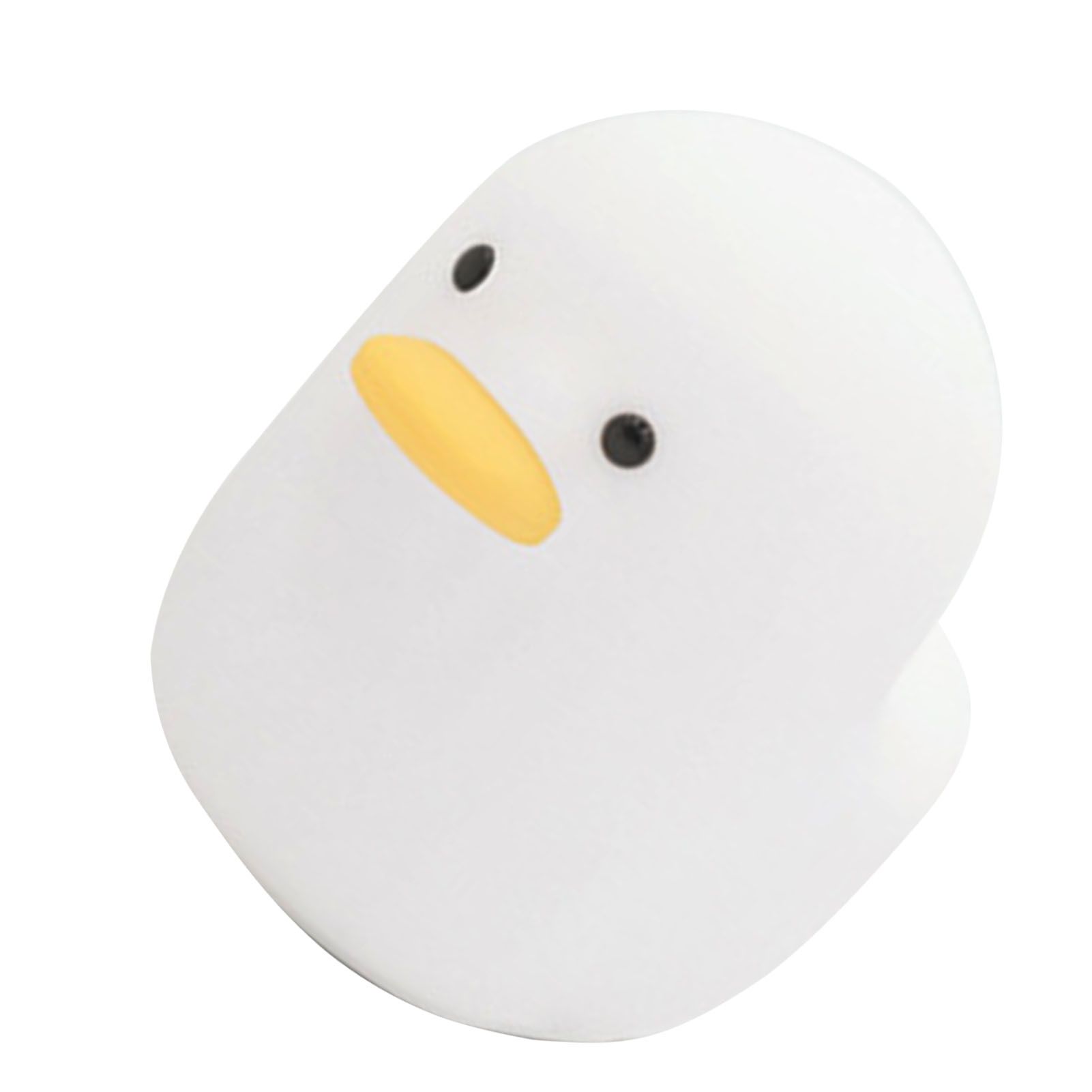Cute Duck Night Light Rerchargeable Timer Dimming Silicone Bedside Cartoon view 4