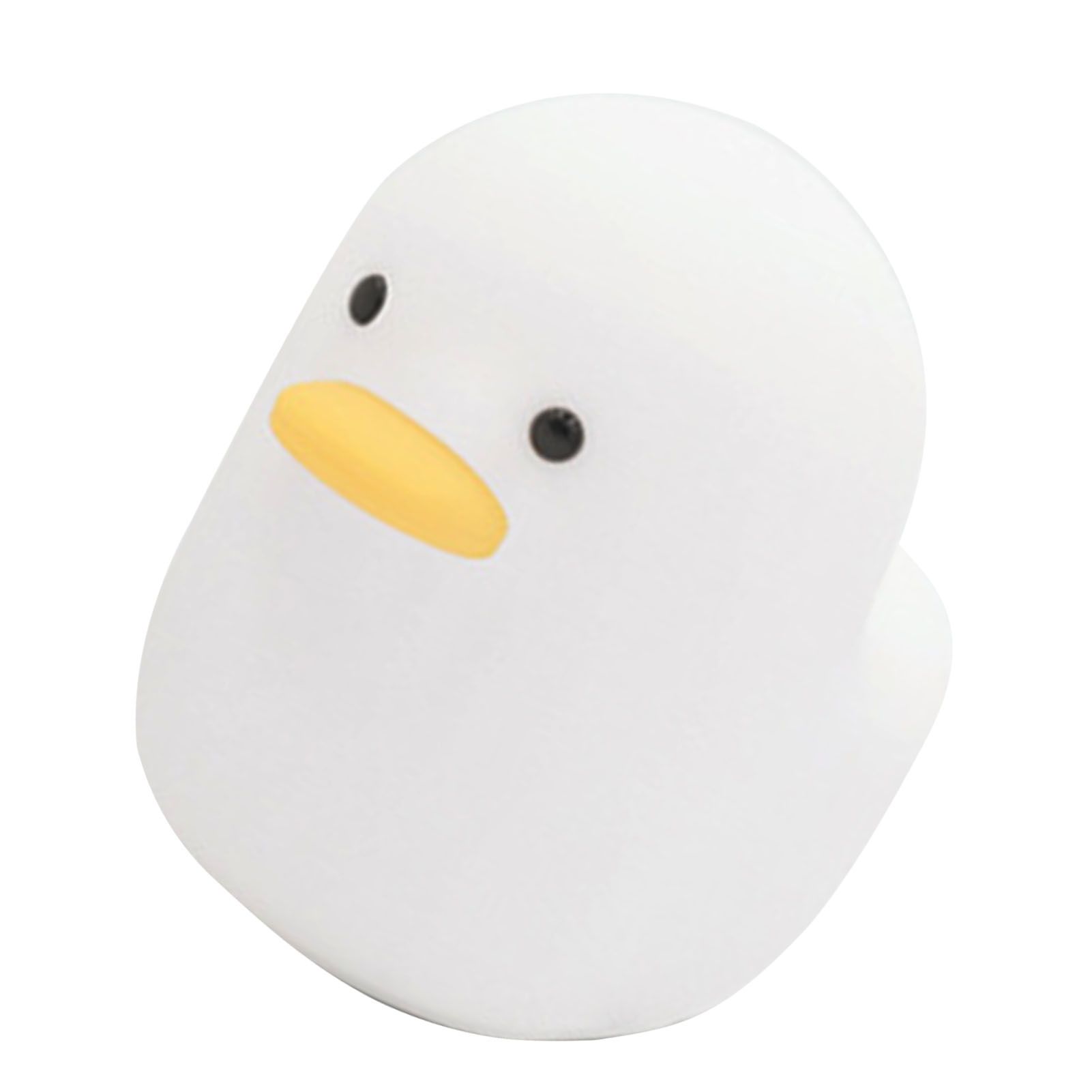 Cute Duck Night Light Rerchargeable Timer Dimming Silicone Bedside Cartoon view 6